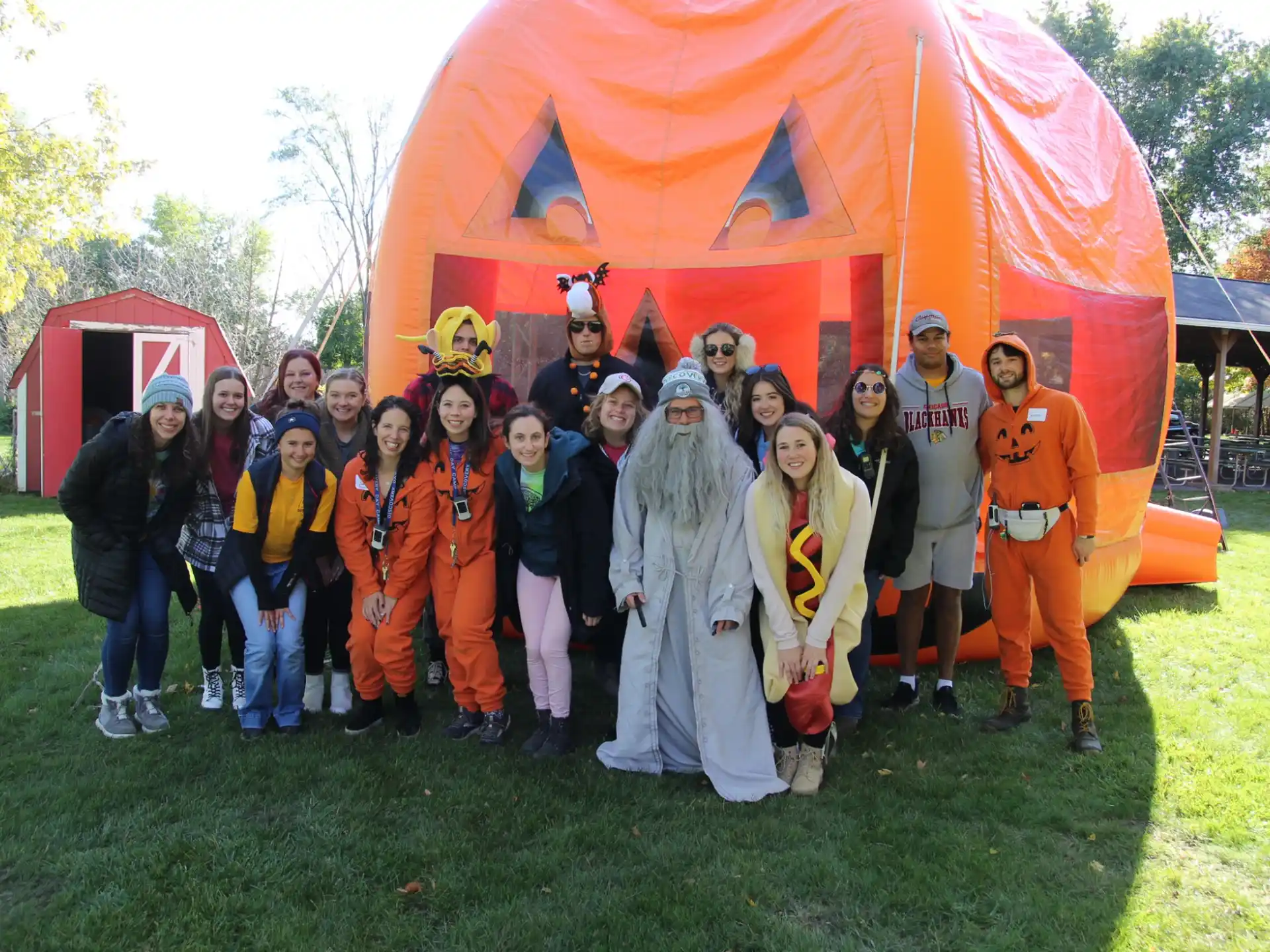 a group of people in clothing
