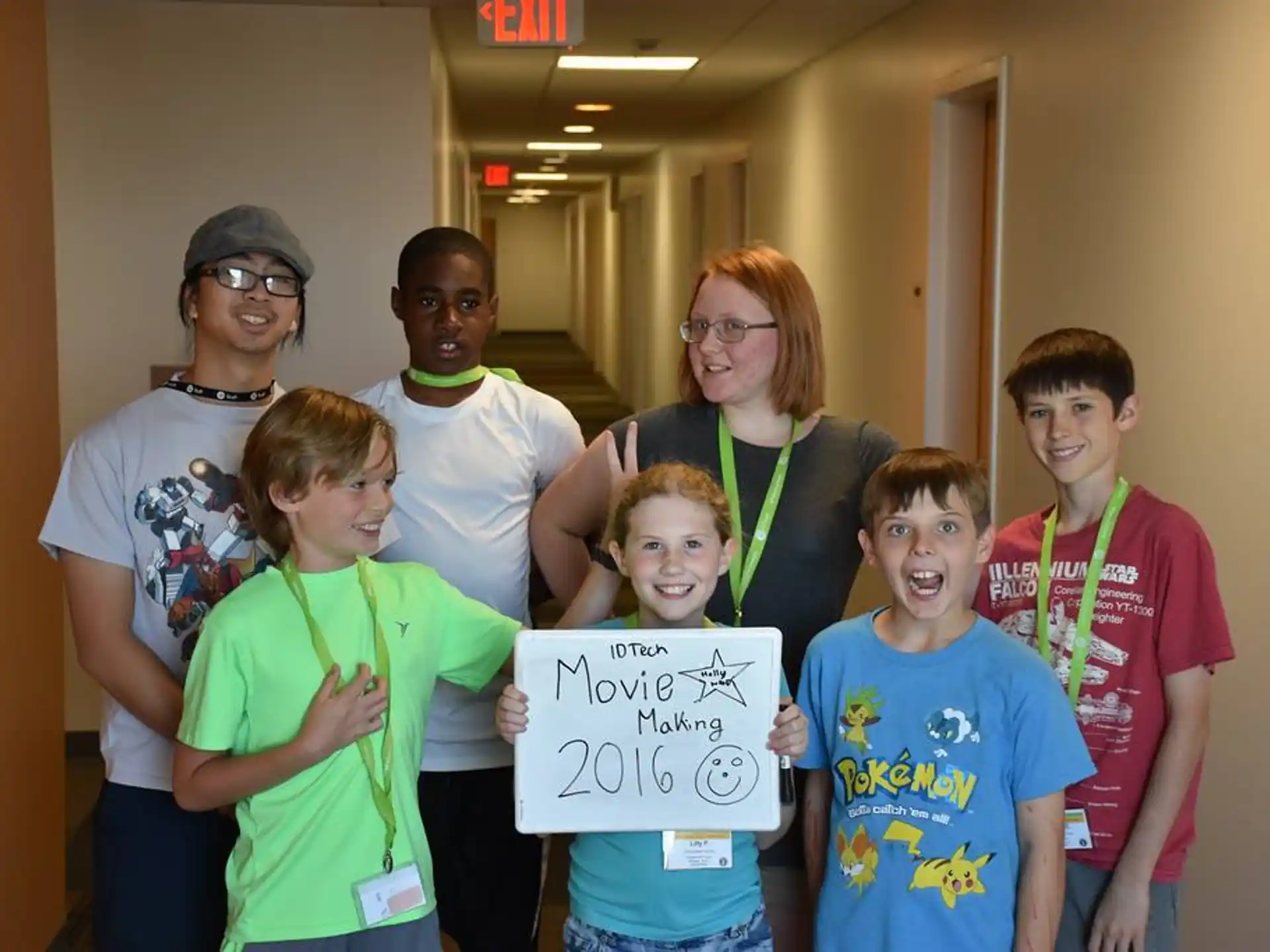 a group of people posing for a photo