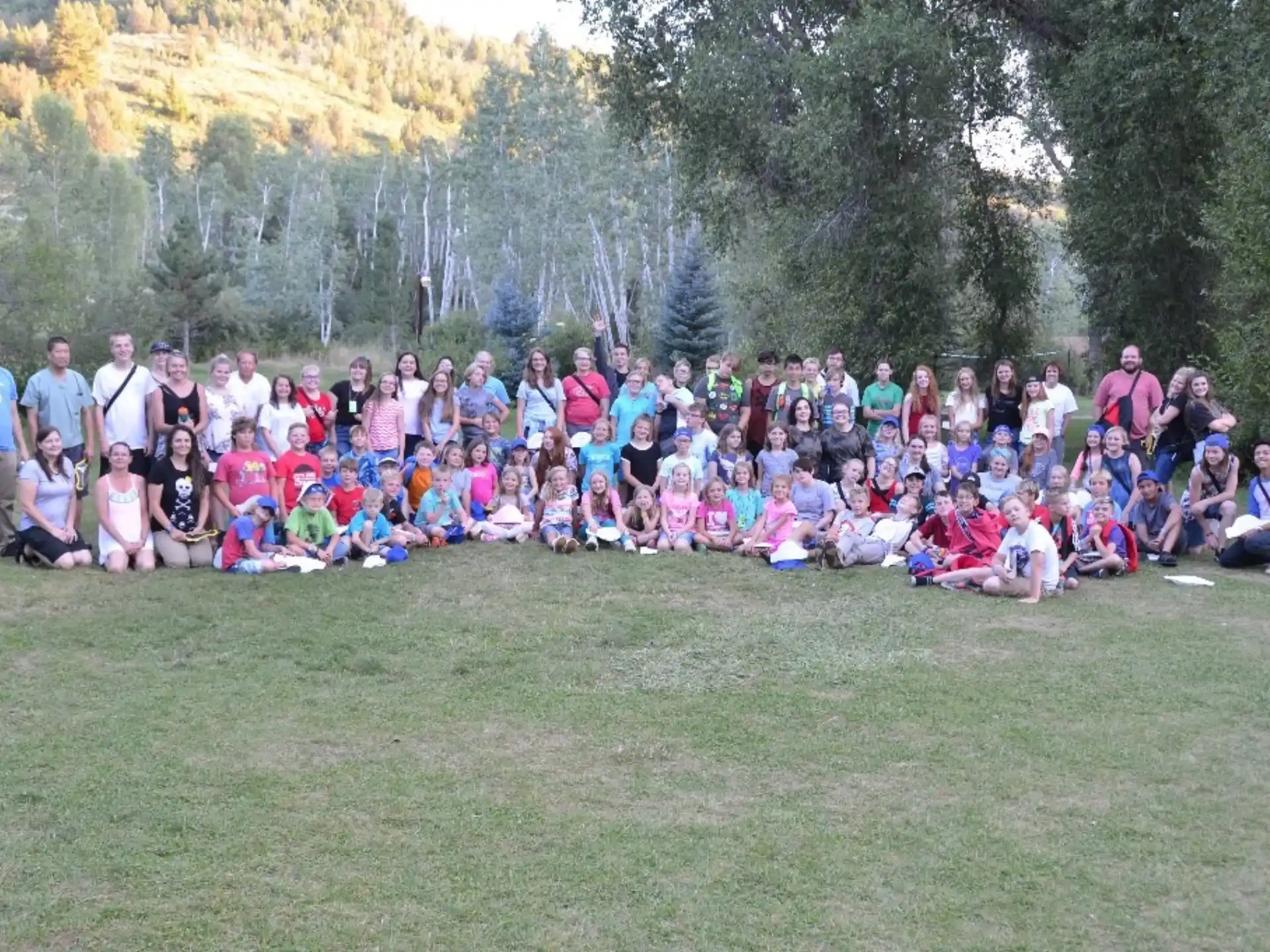 a group of people posing for a photo