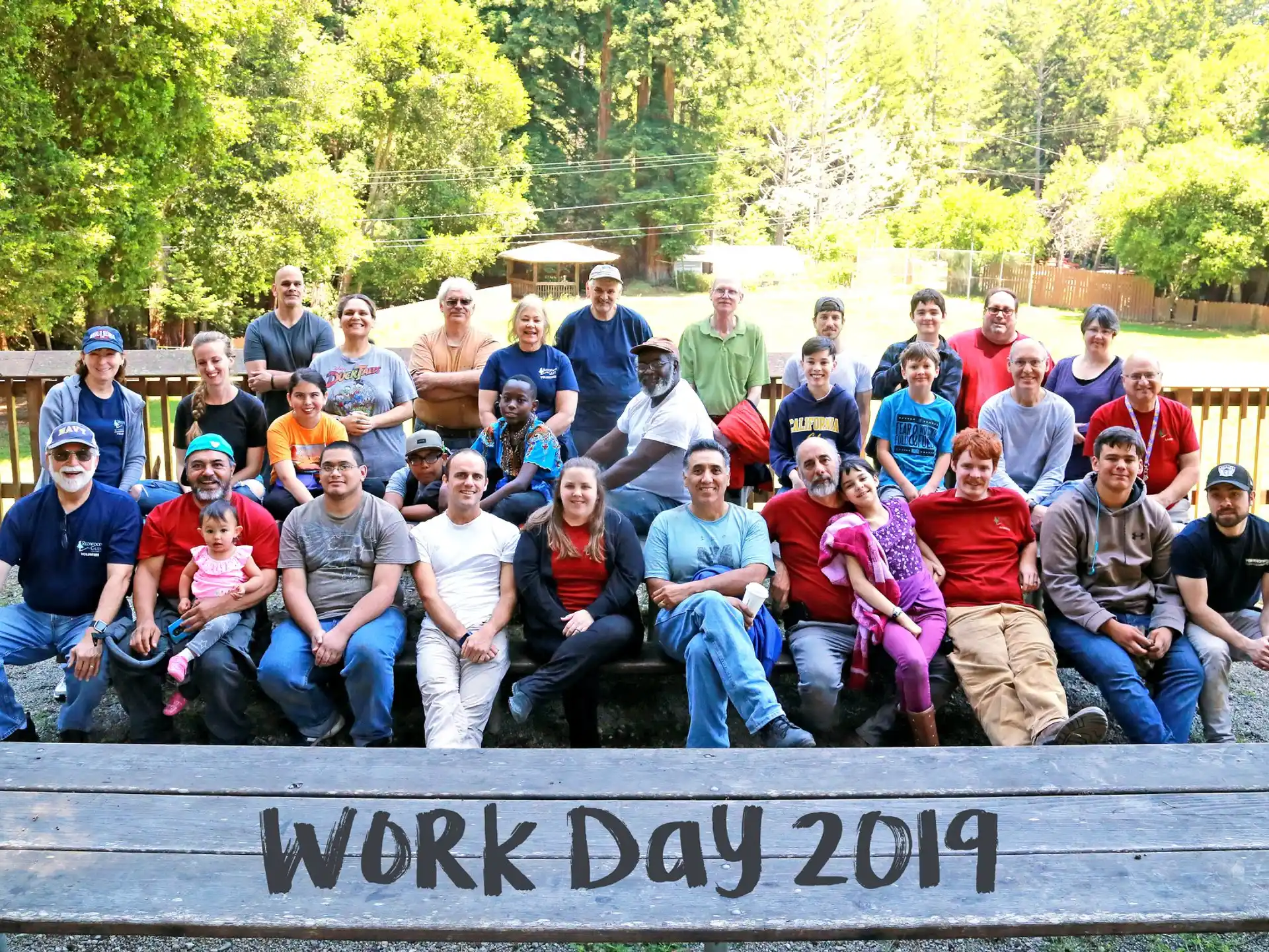 a group of people posing for a photo