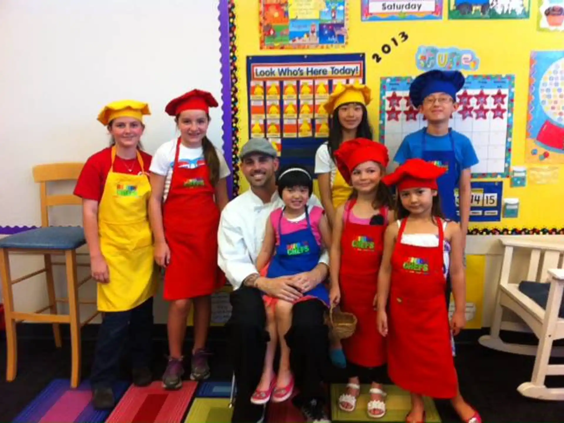 a group of people wearing clothing