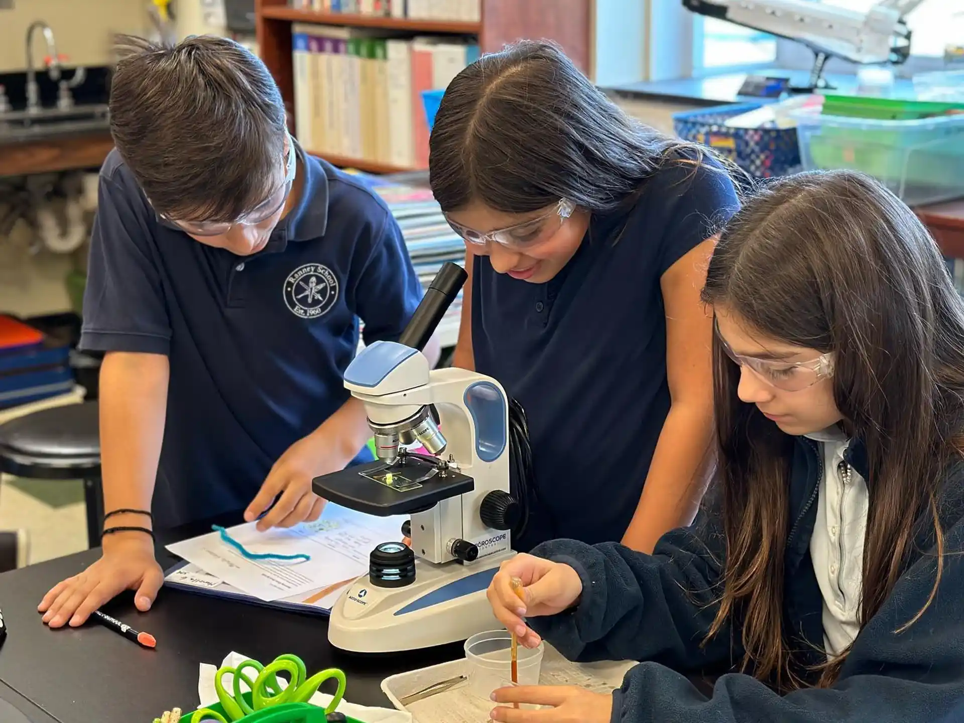 a group of people working on a project
