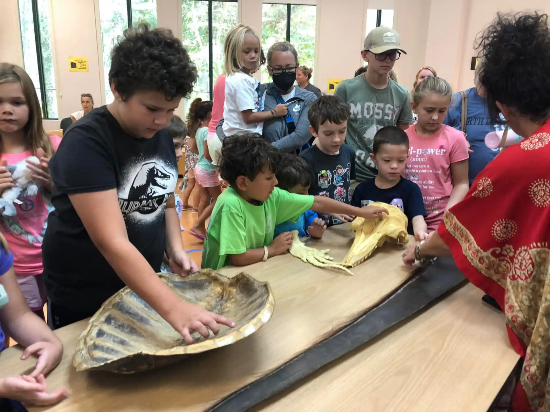 a group of children playing with sand