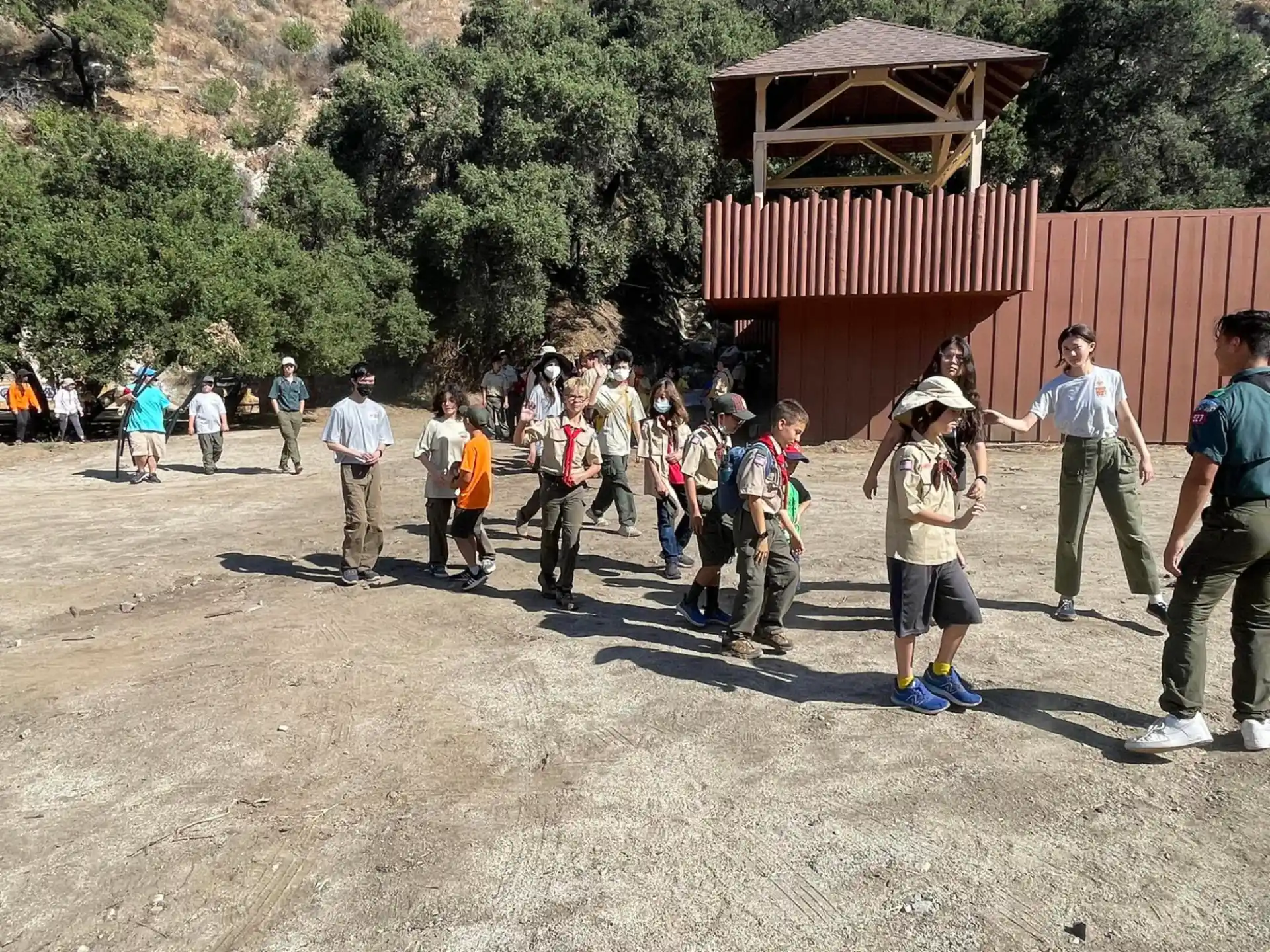 Trask Scout Reservation Camps Day Outdoors in Monrovia CA