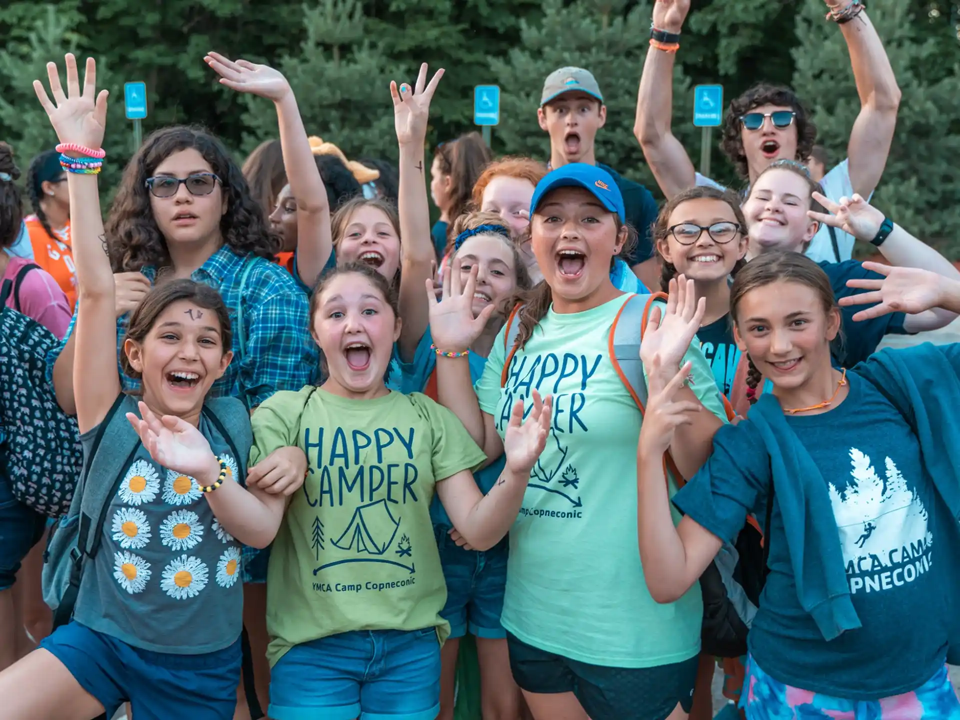 a group of people posing for a photo