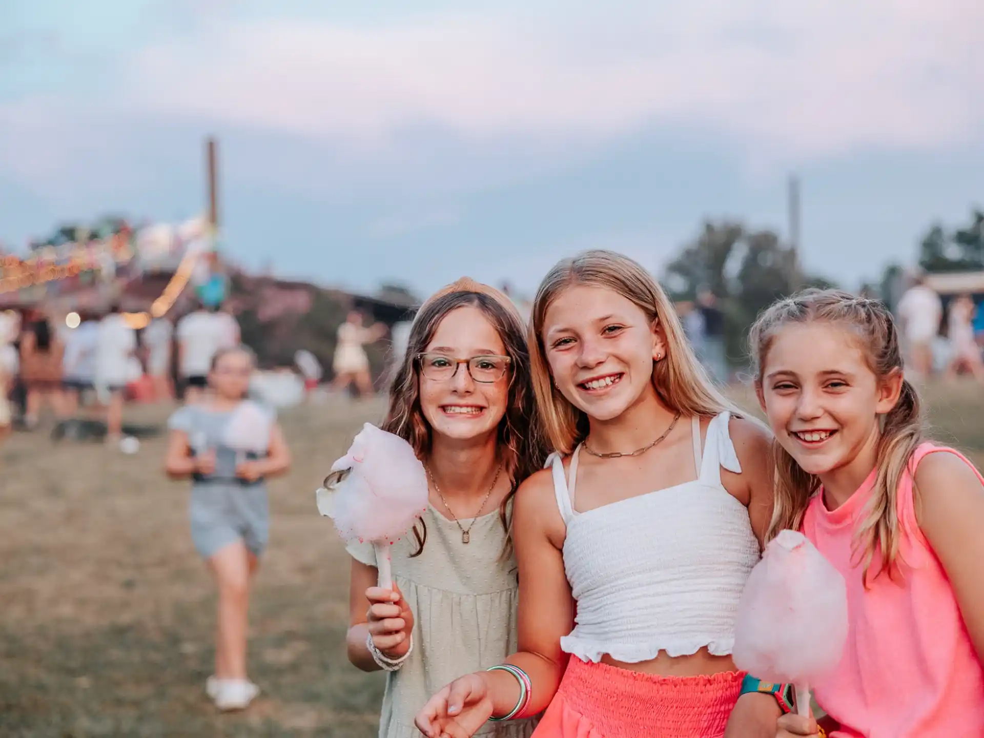 a group of girls posing for a picture