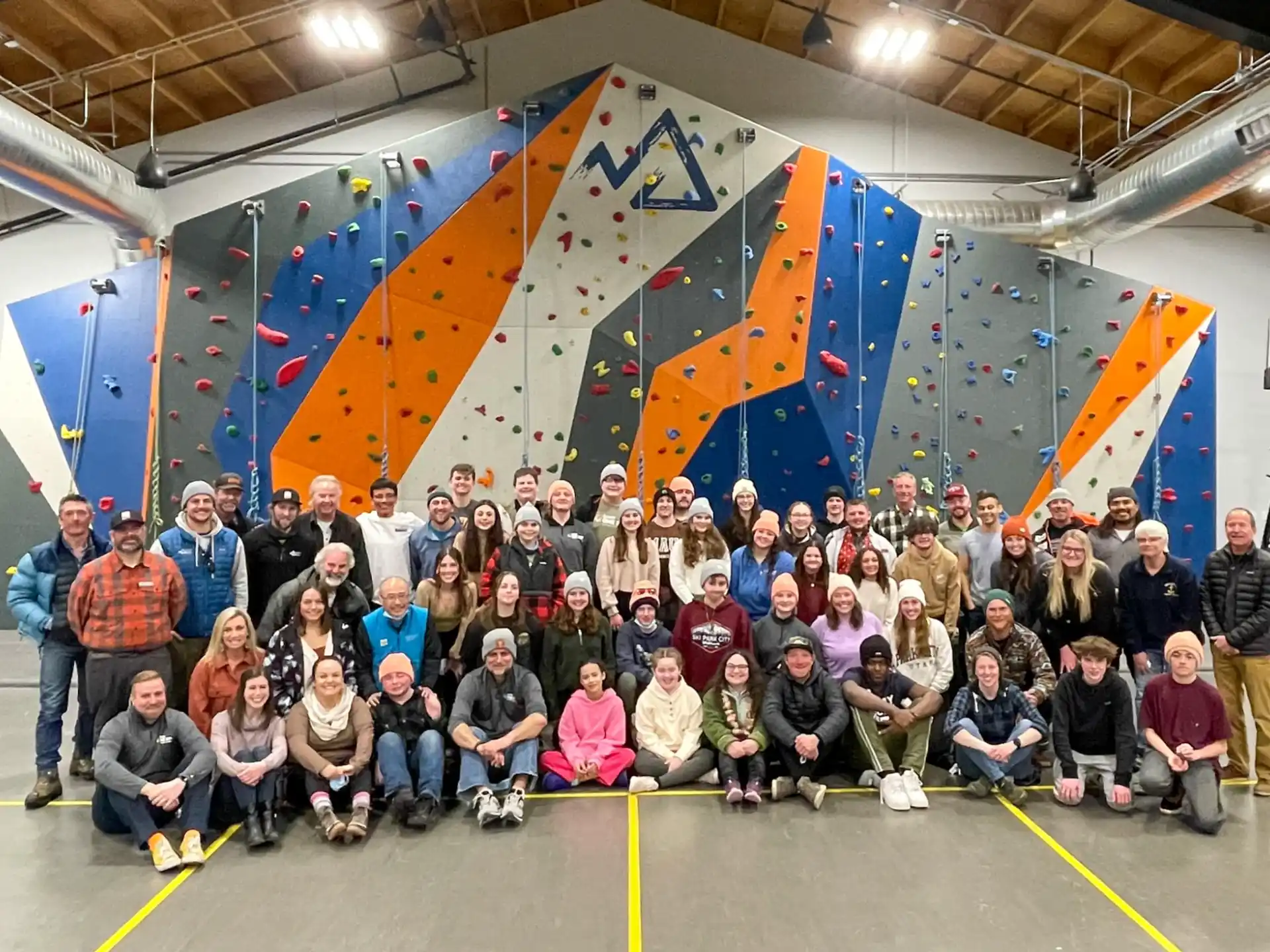 a group of people posing for a photo