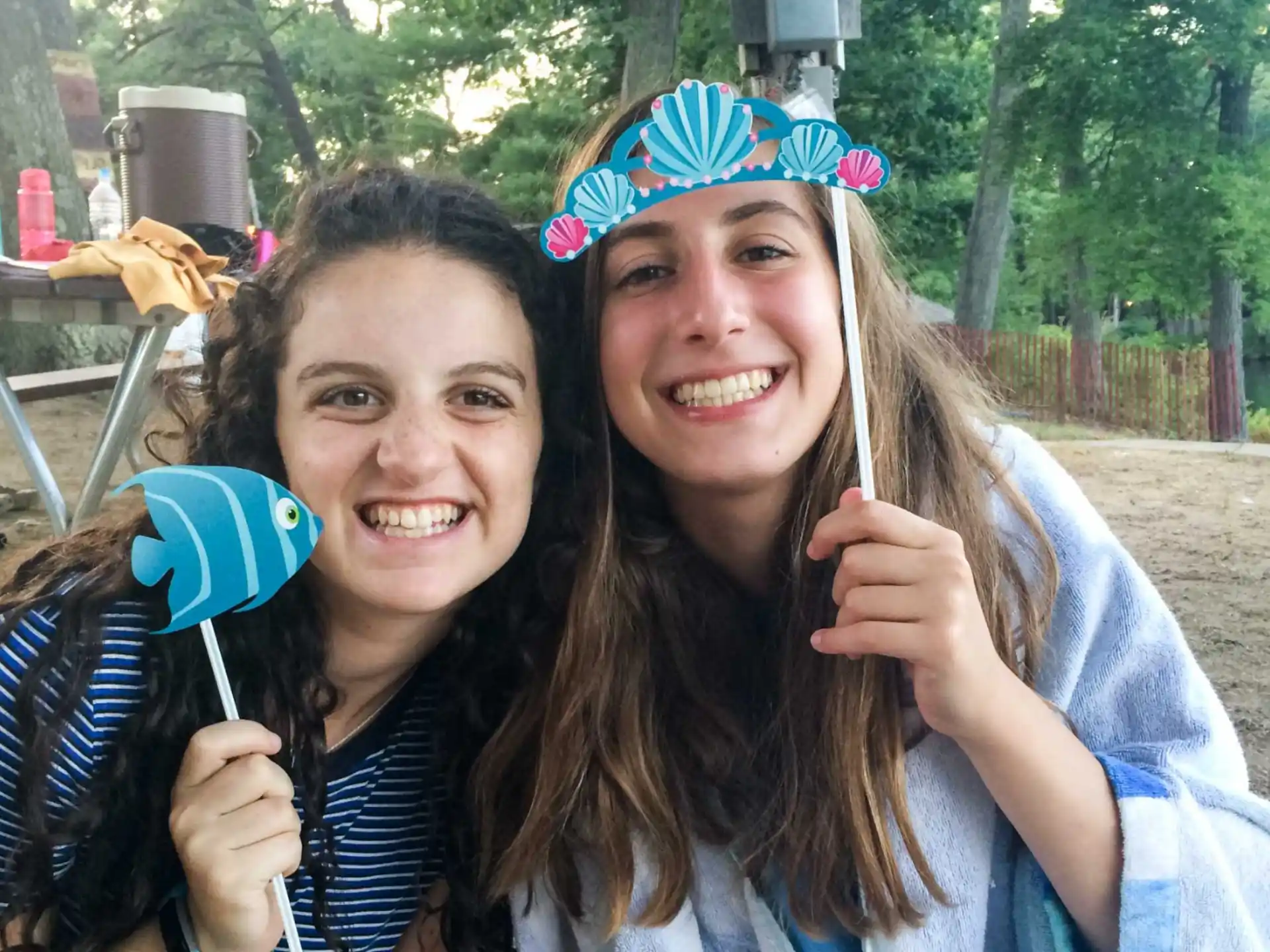 two girls taking a selfie