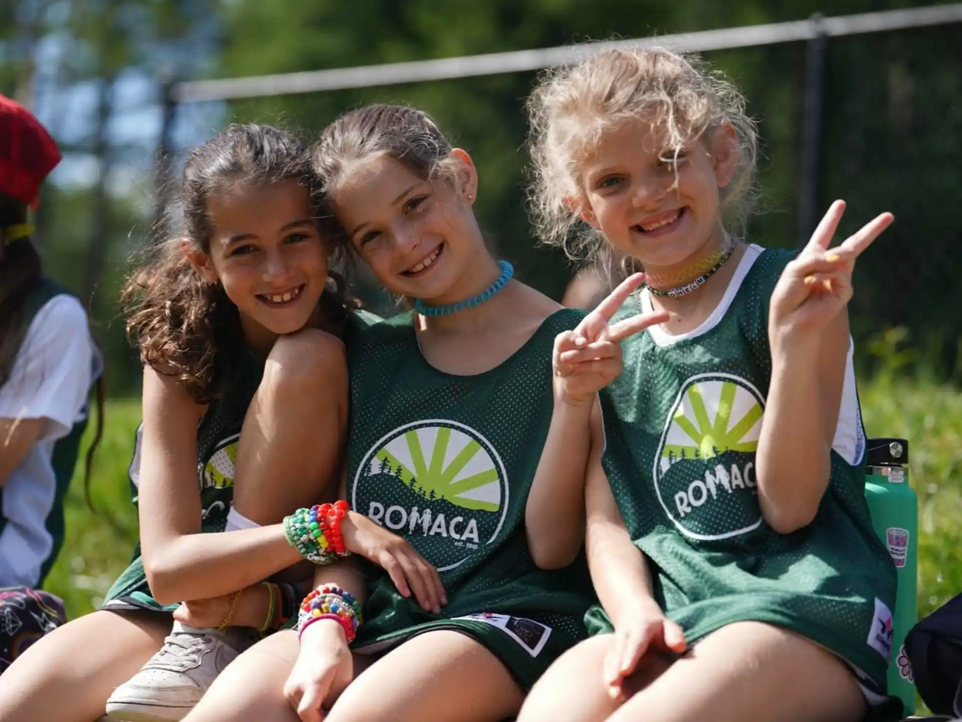 a group of girls posing for a picture