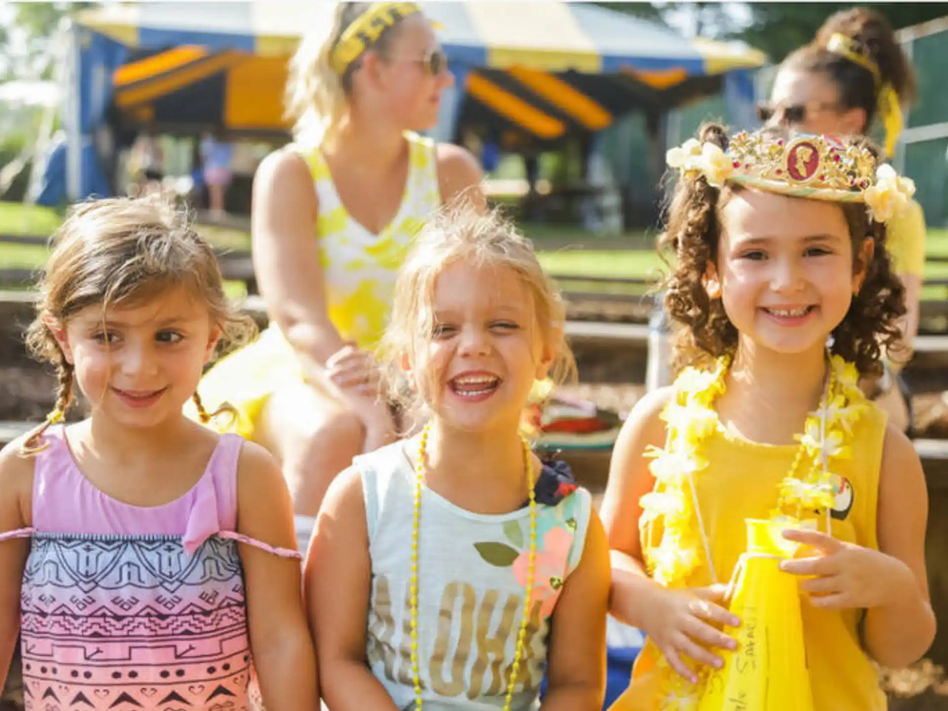 a group of girls wearing clothing