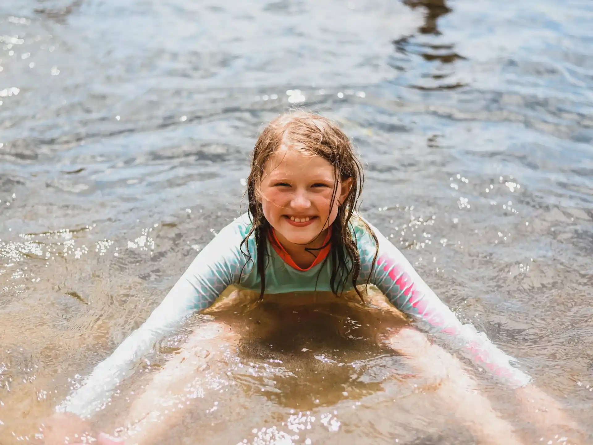 a person in the water