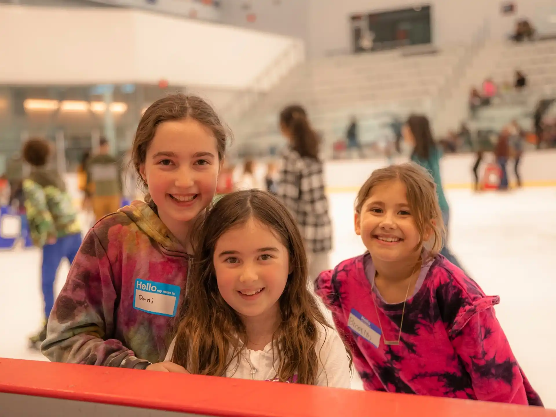 a group of girls smiling