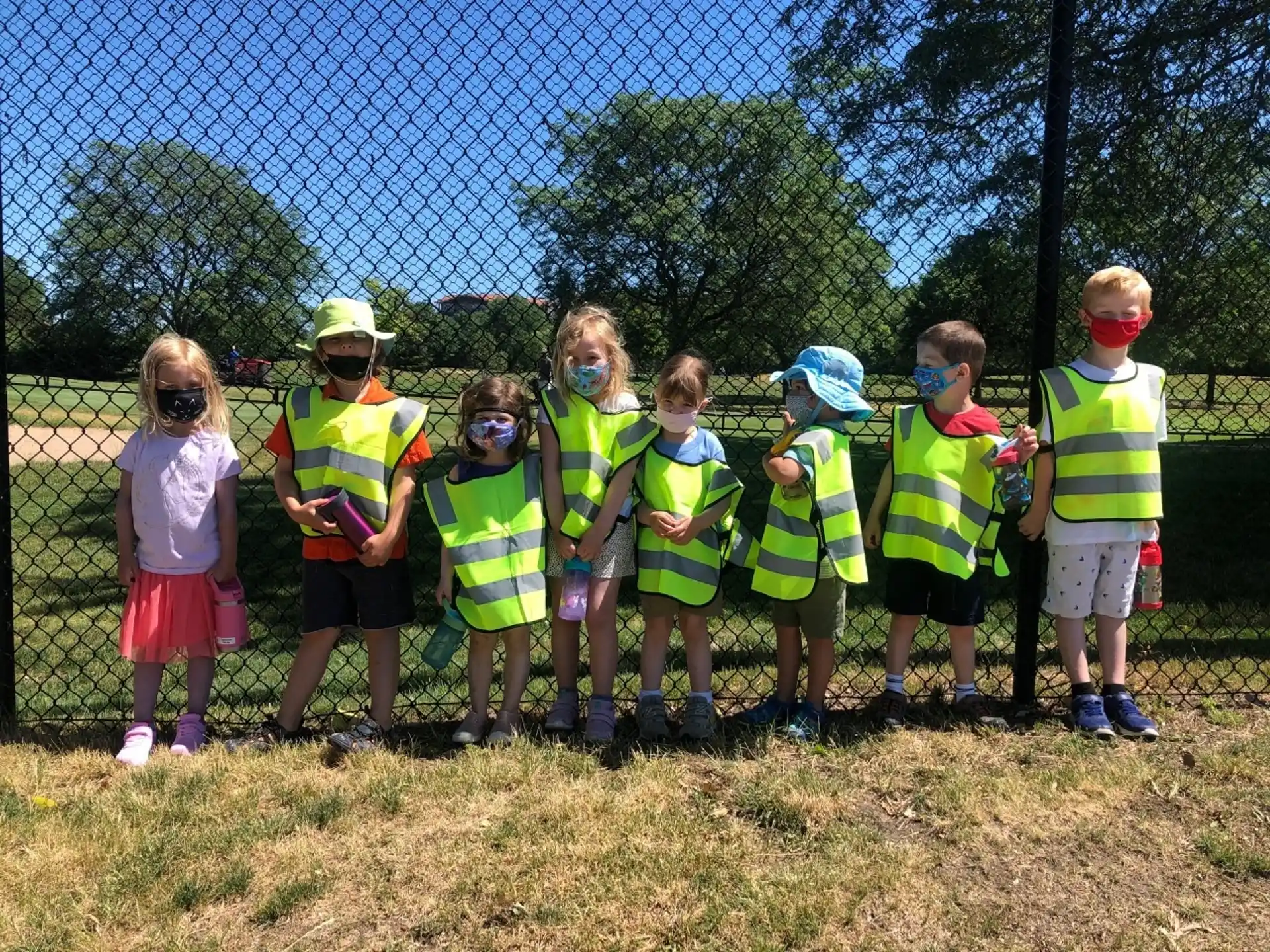 a group of children wearing clothing