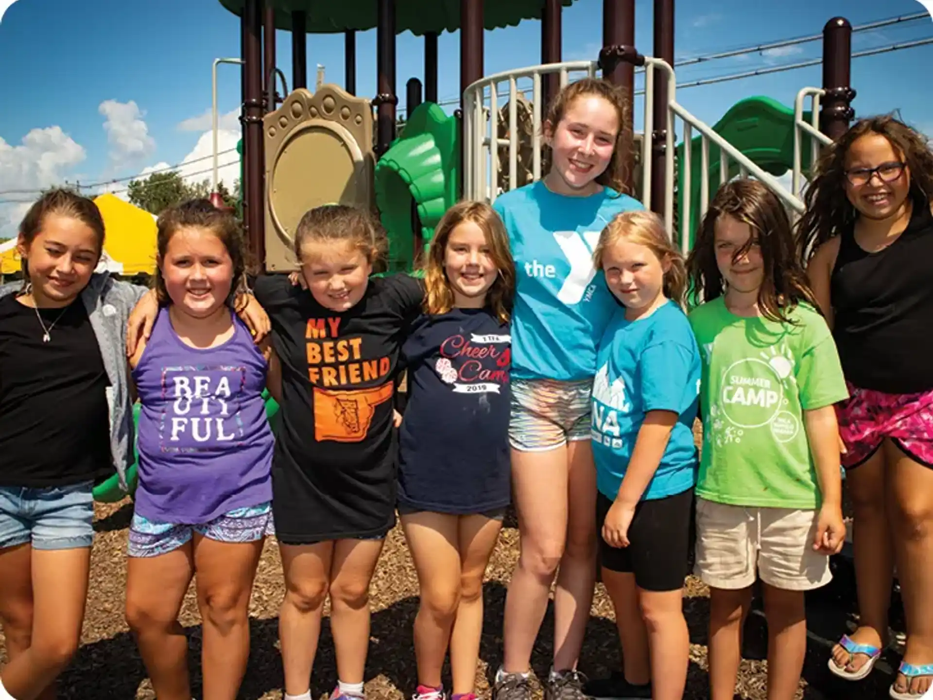 a group of children posing for a photo