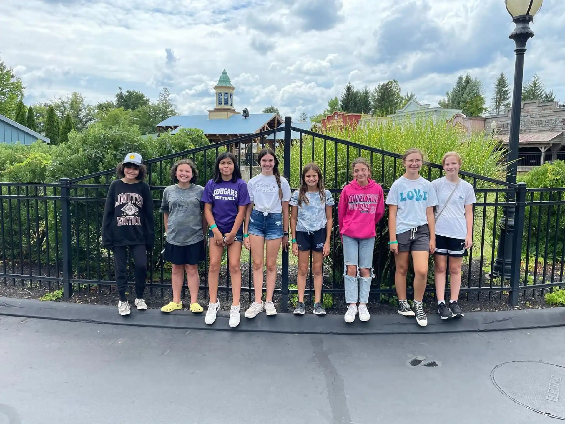 a group of people posing for a photo