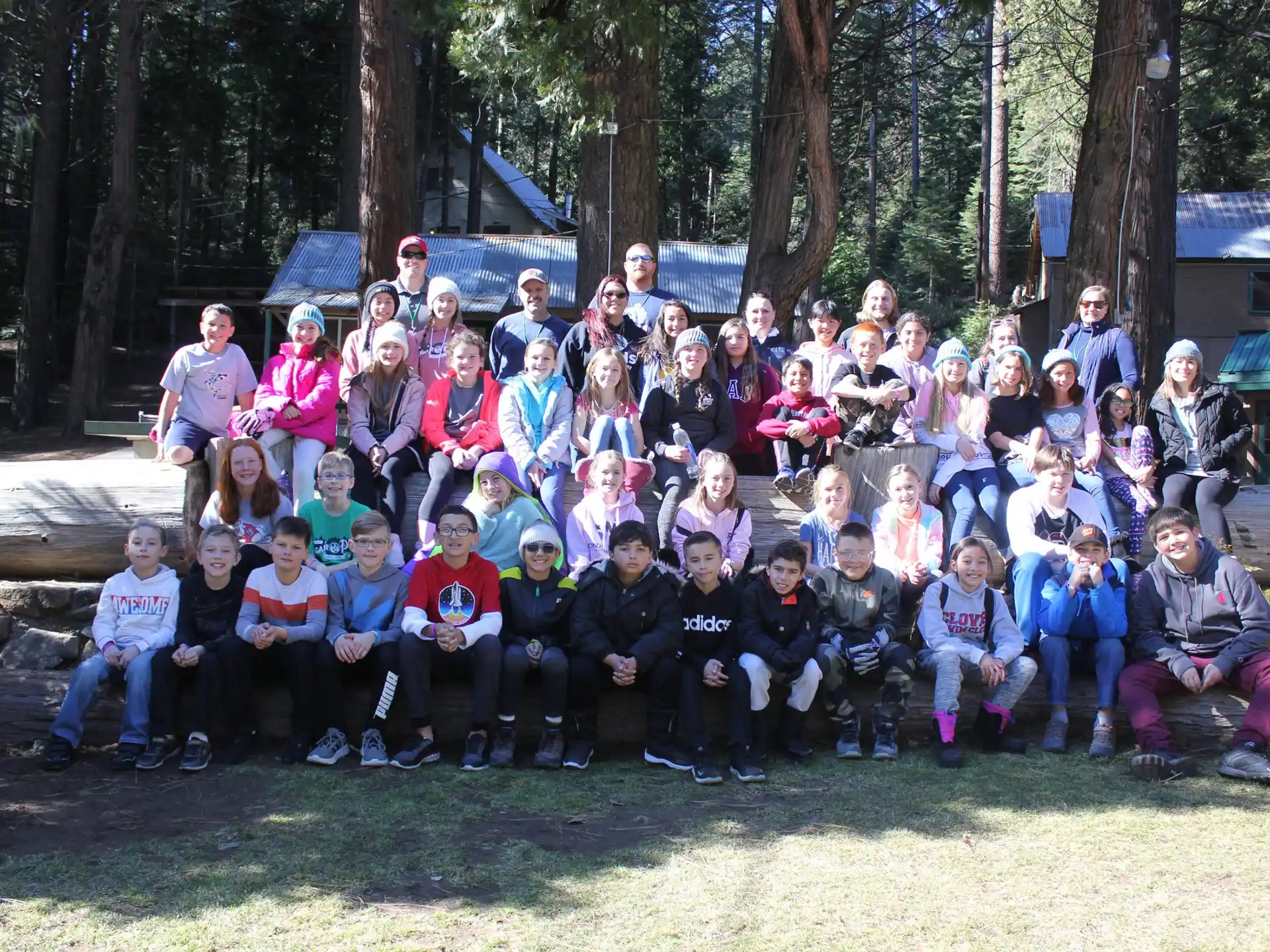 a group of people posing for a photo