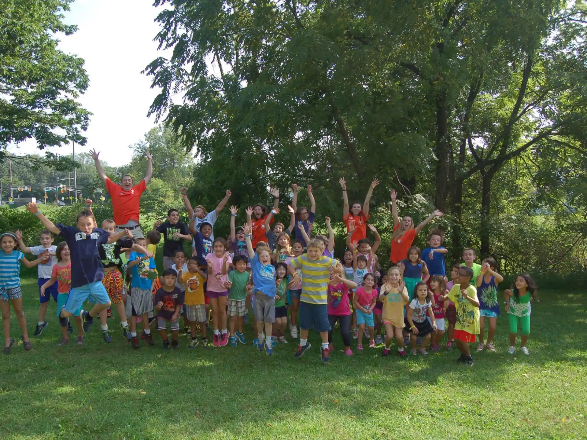 a group of people posing for a photo