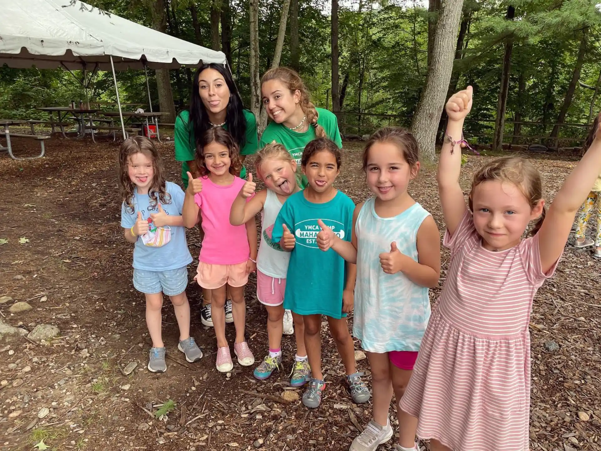 a group of children posing for a photo