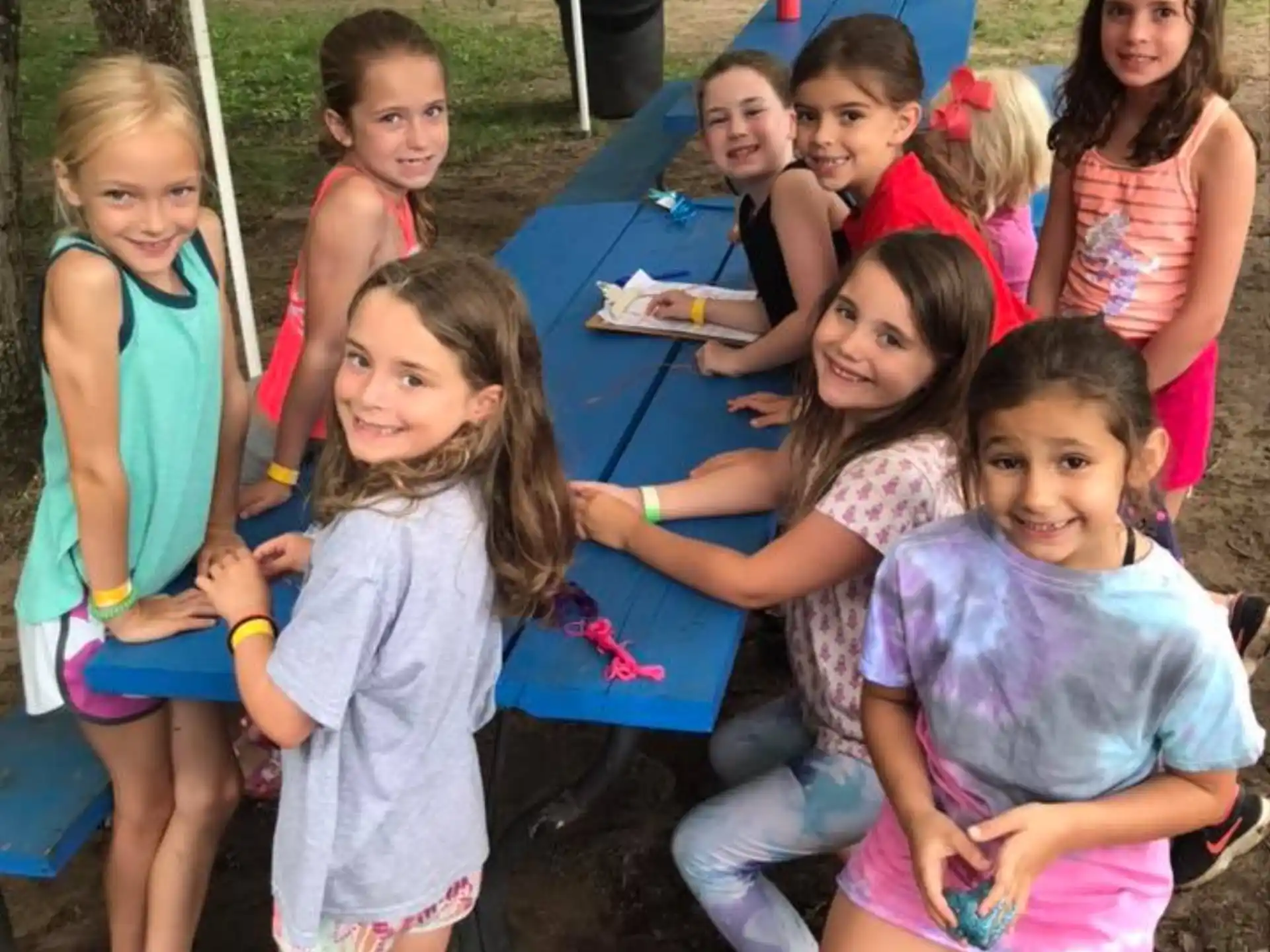a group of children posing for a photo