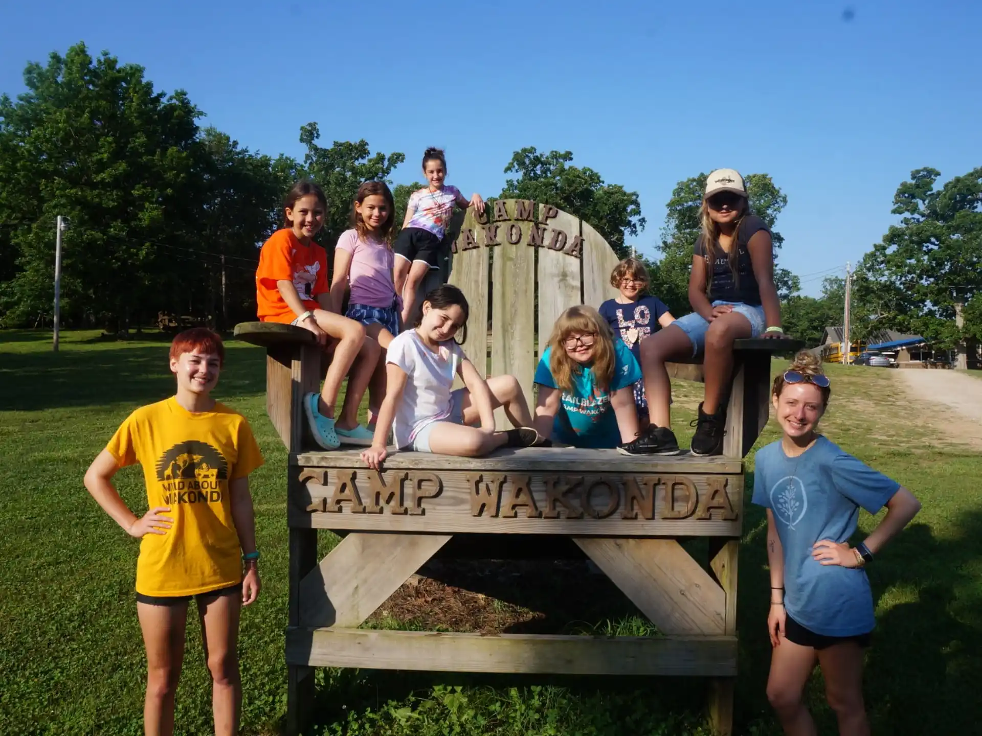 a group of people posing for a photo