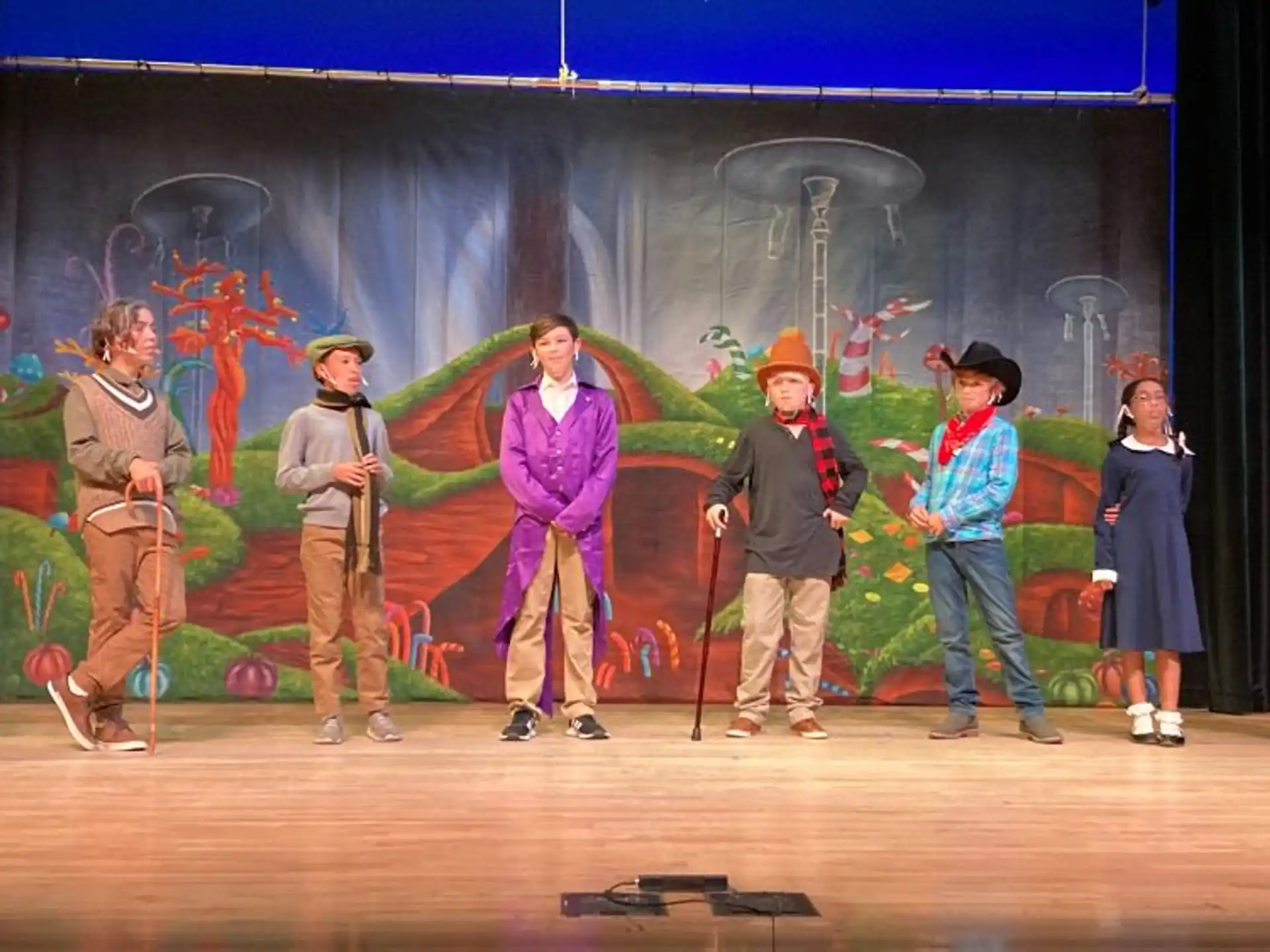 a group of people on a stage