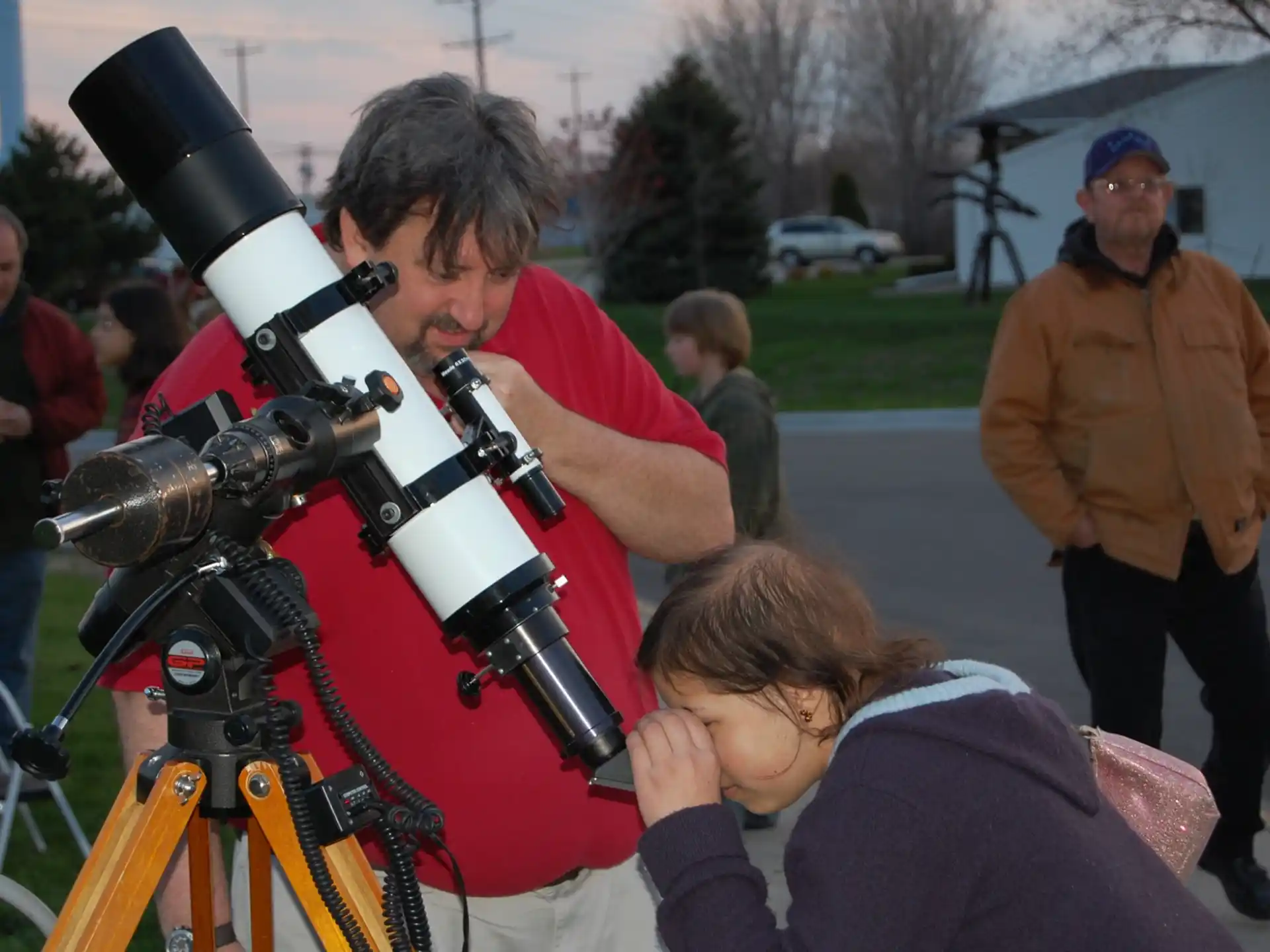 a person holding a camera
