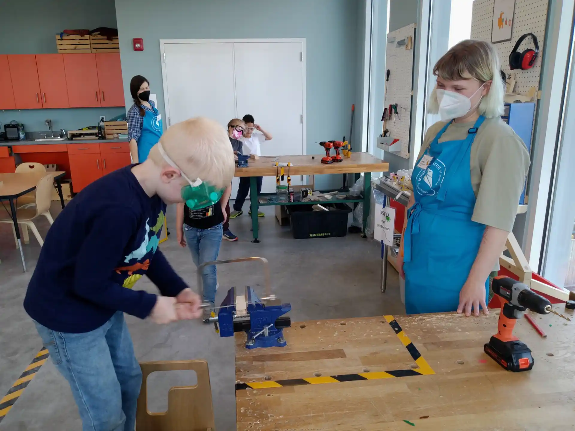a group of people working on a project