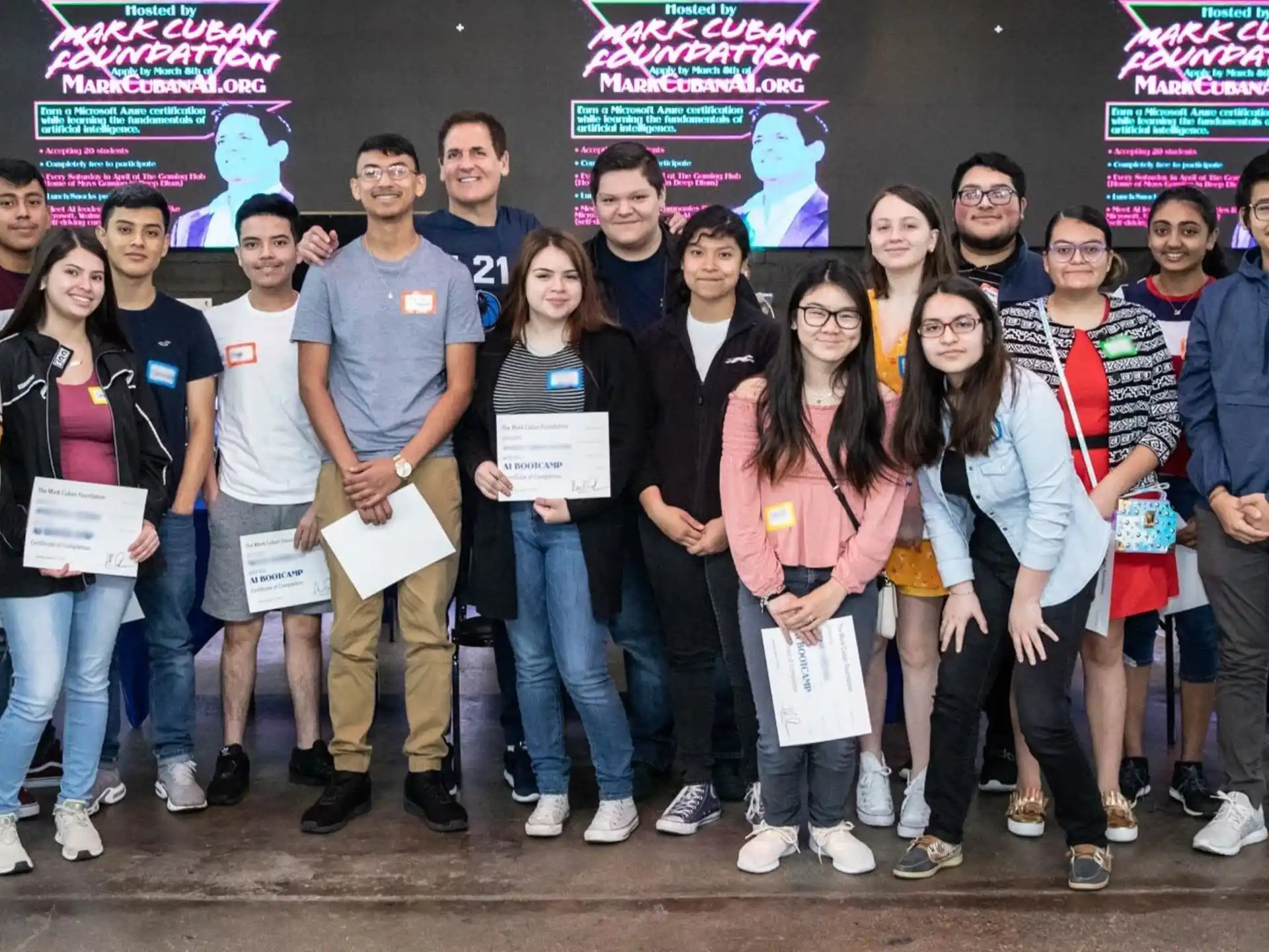 a group of people posing for a photo