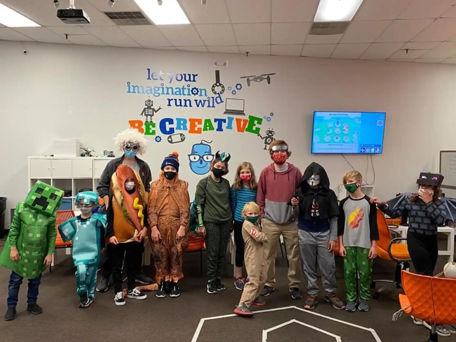 a group of people wearing clothing
