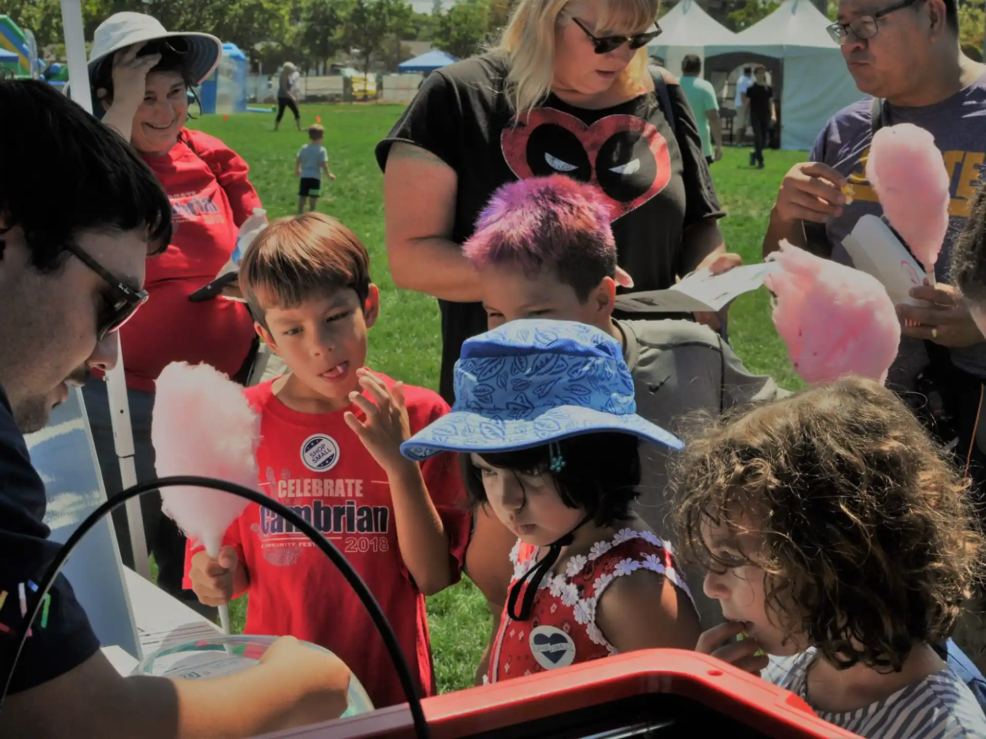 a group of people at an event