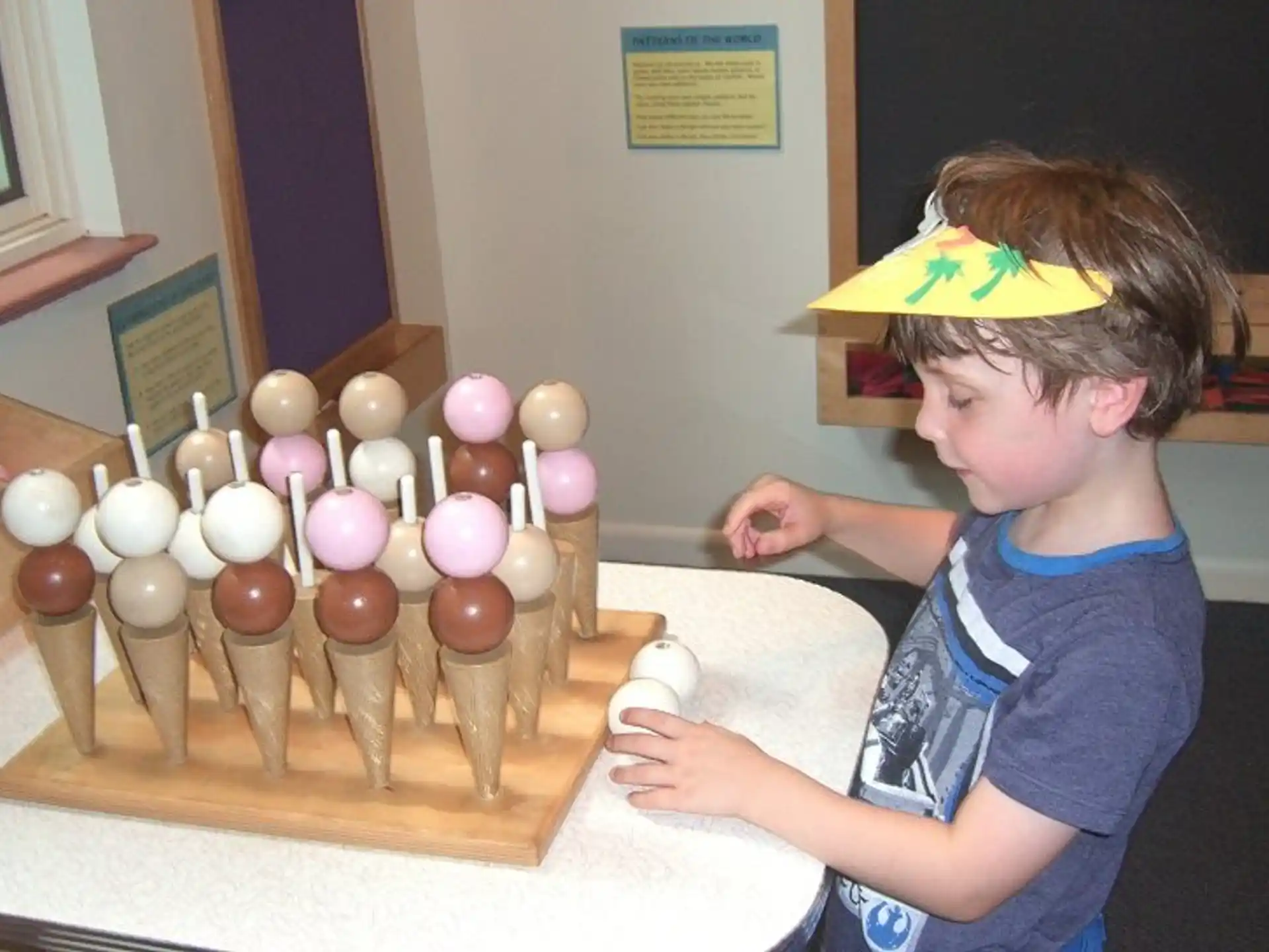 a boy playing a game