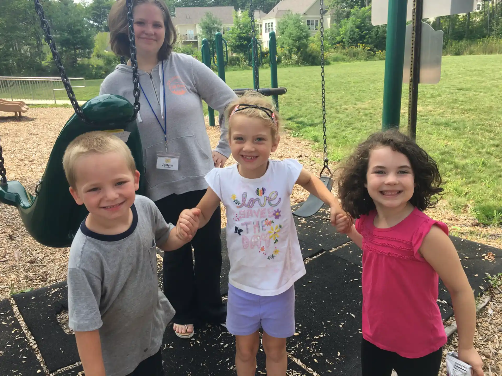 a group of children posing for a photo