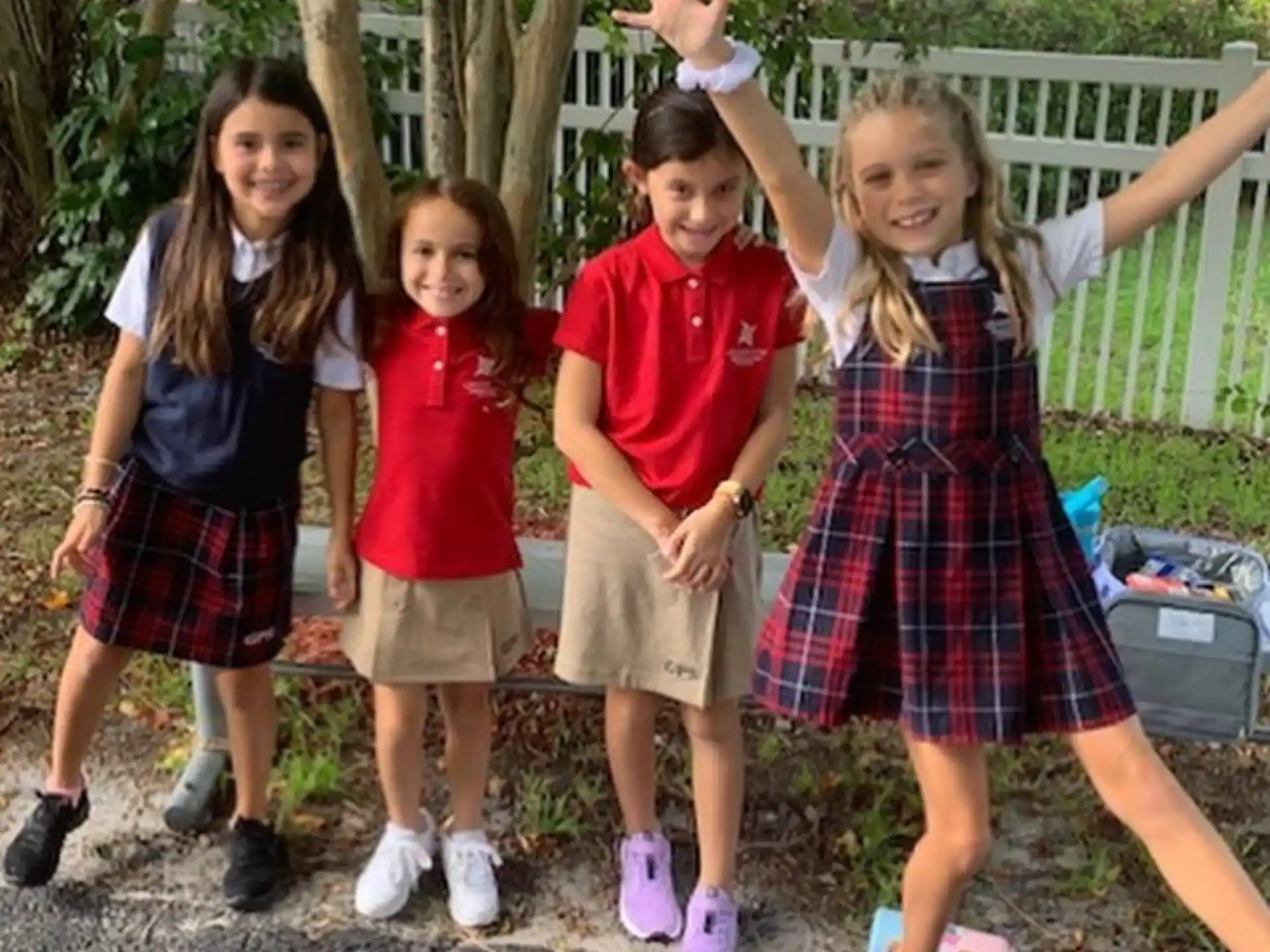 a group of children posing for a photo