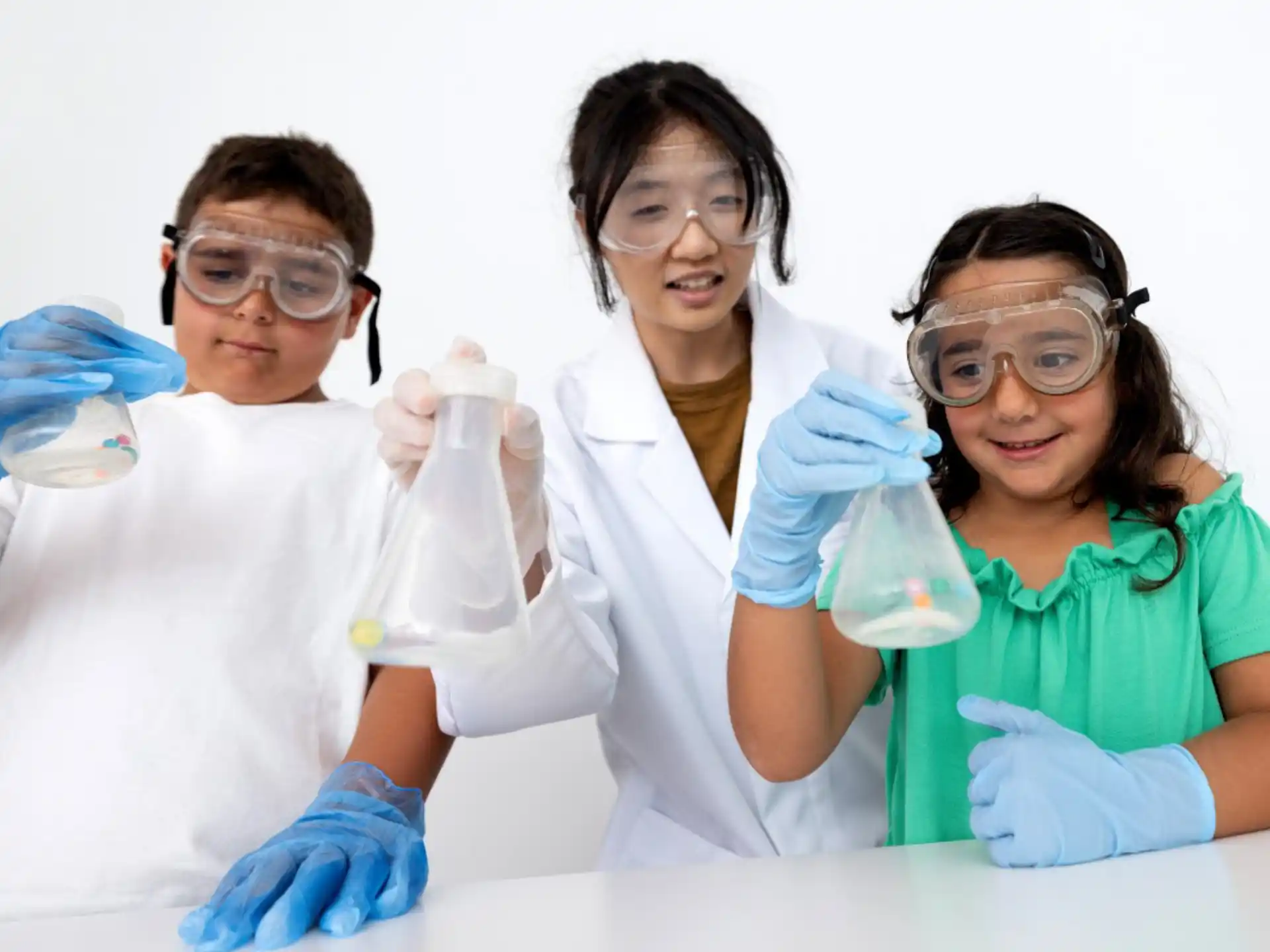 a group of people wearing protective gear