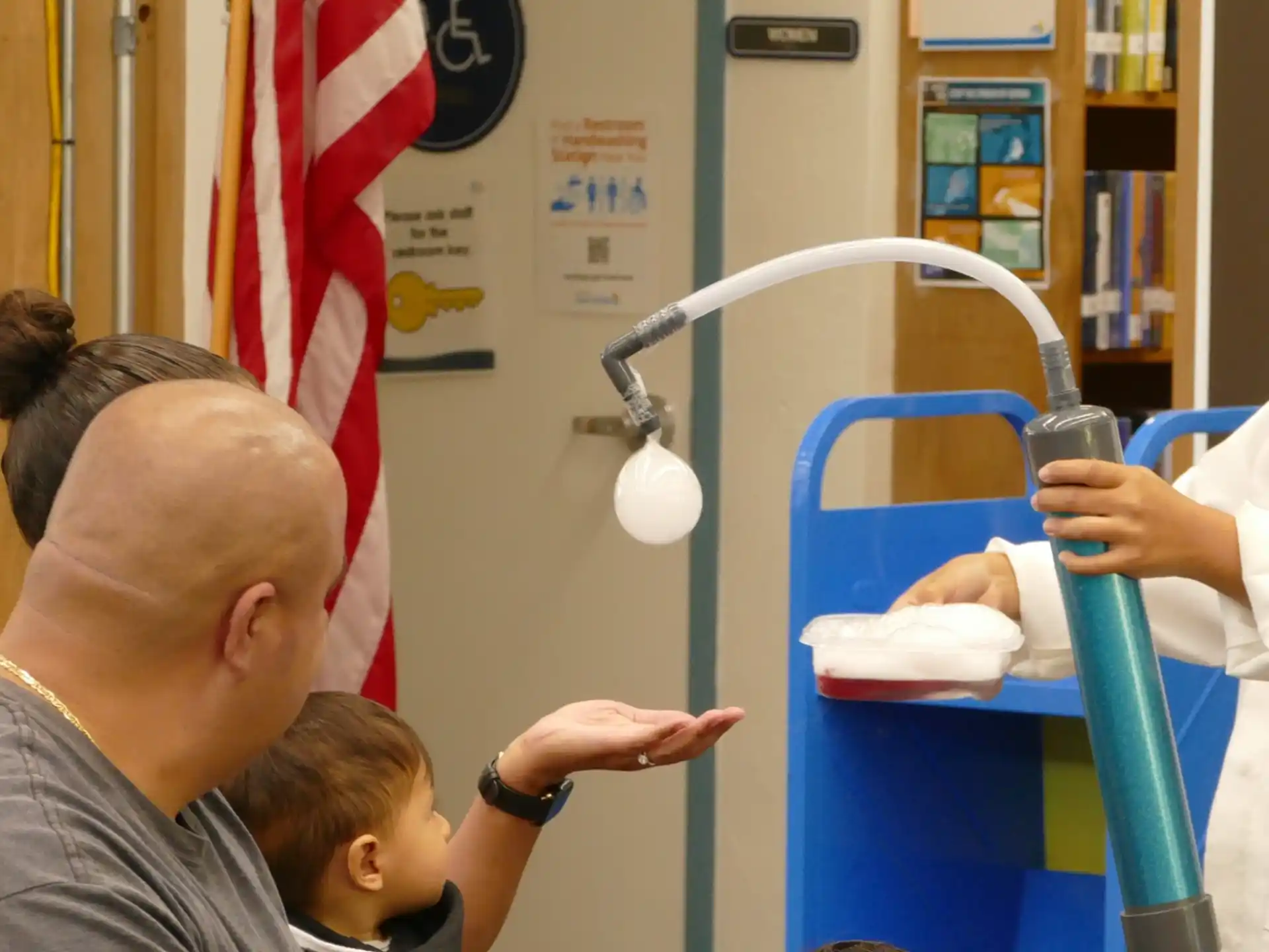 a doctor examining a patient