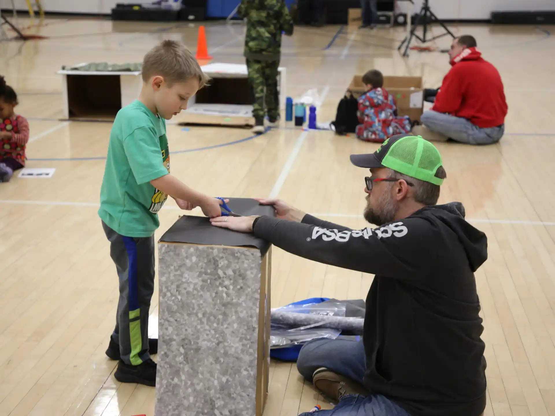 a person and a boy