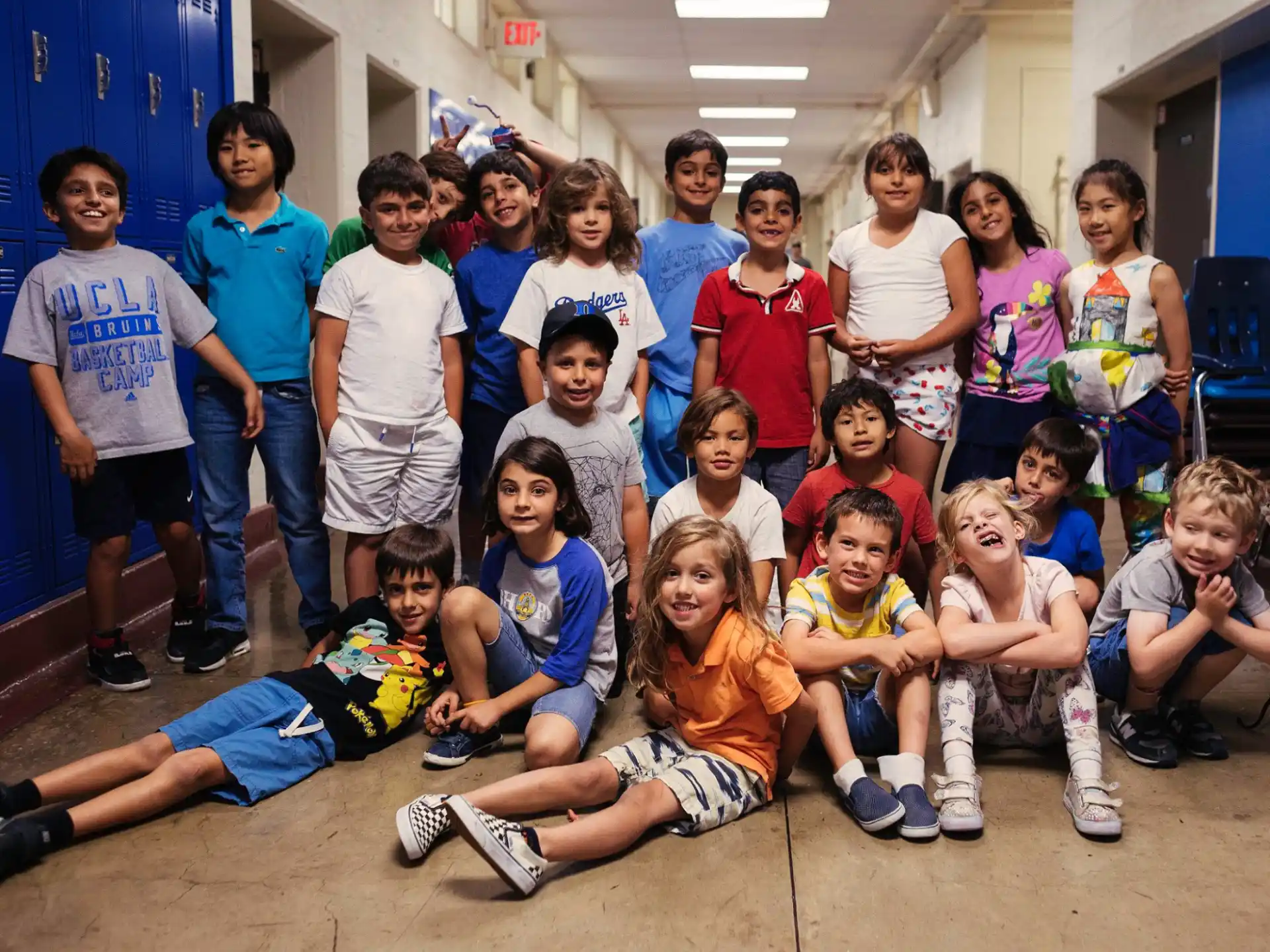 a group of people posing for a photo