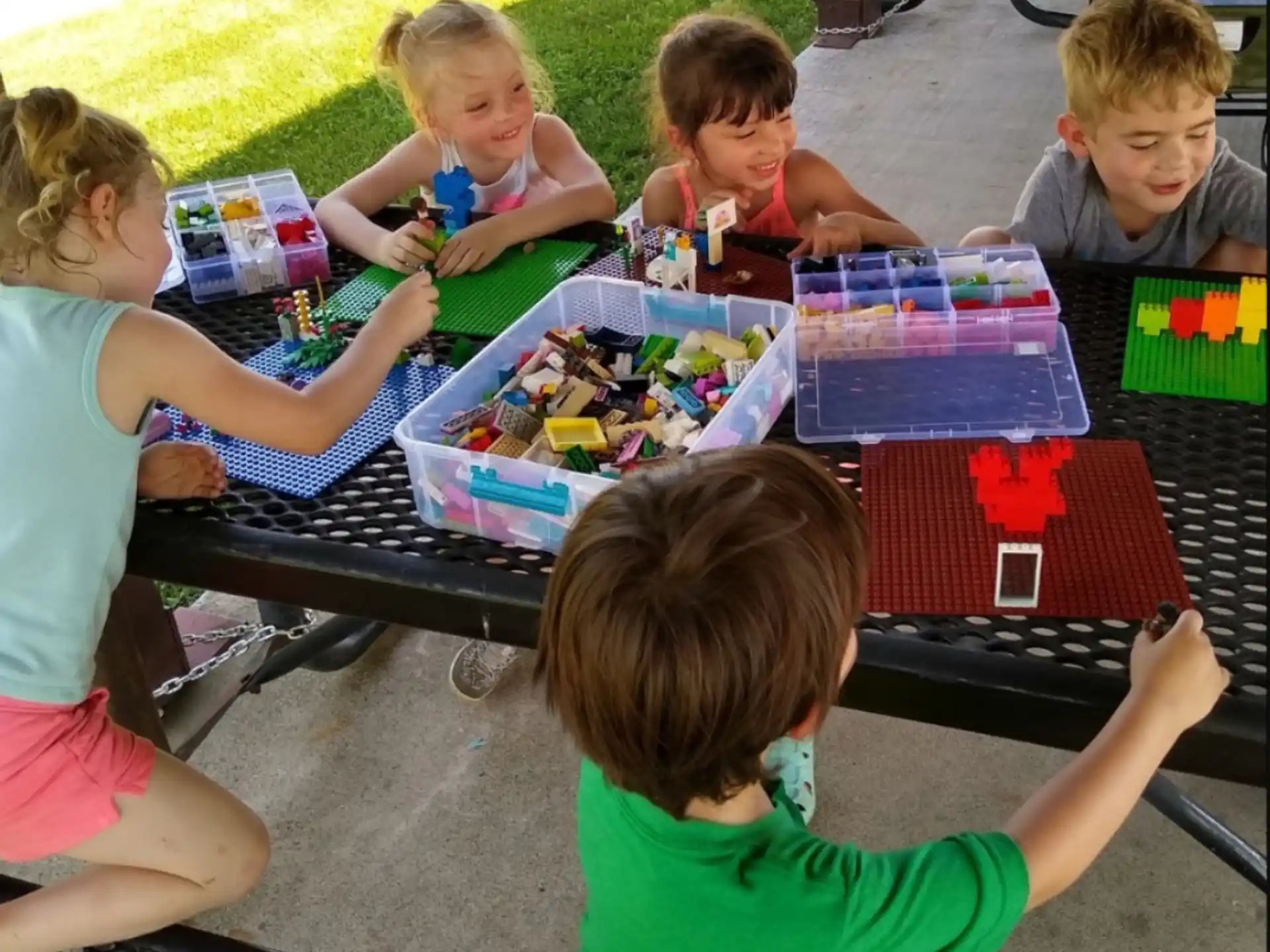 children playing with toys