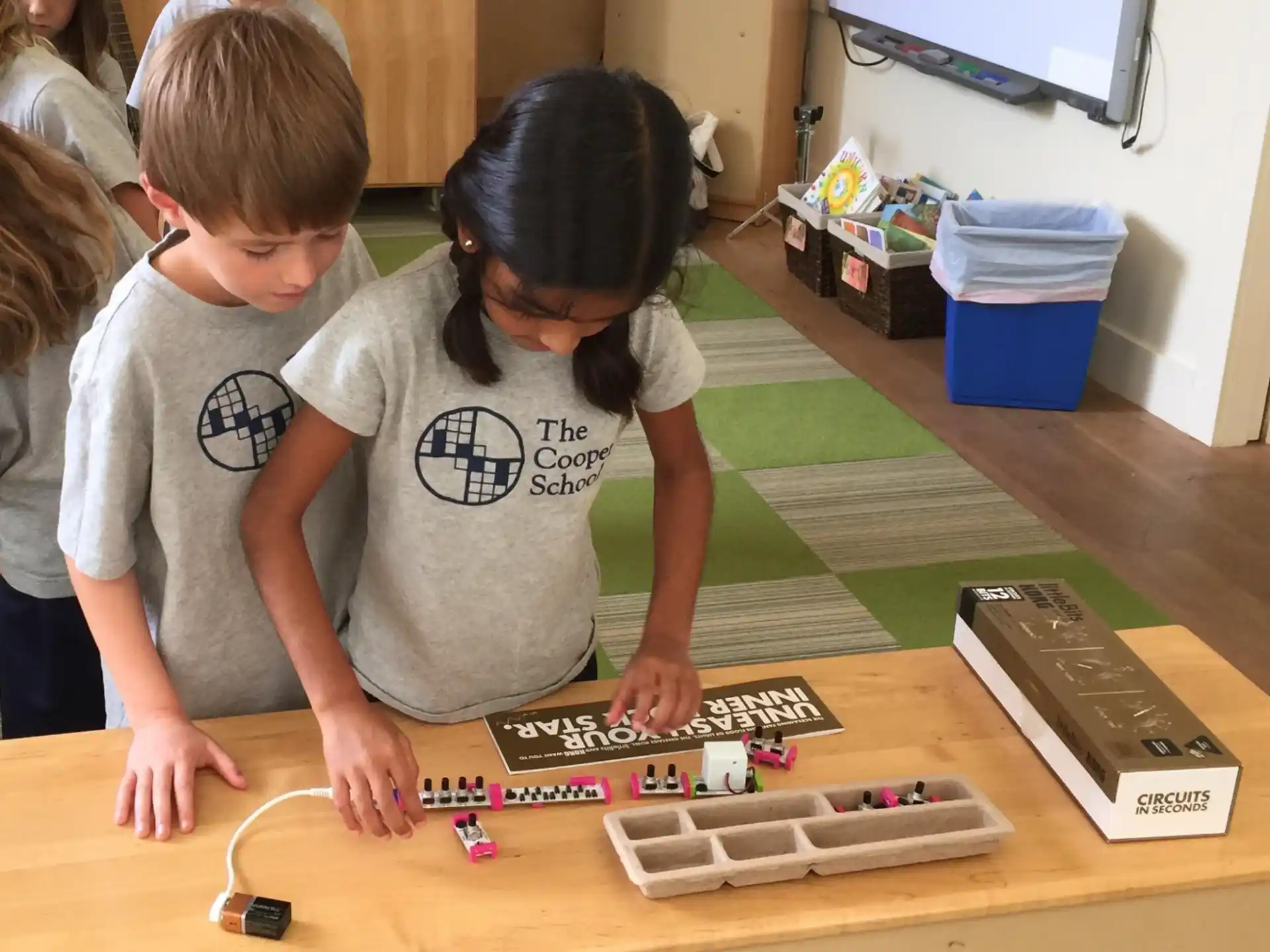 a group of children playing a game