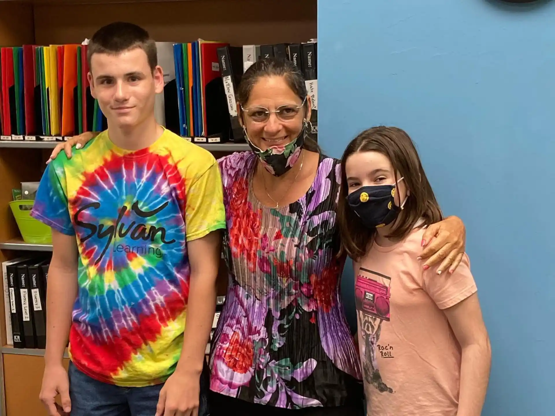 a group of people posing for a photo