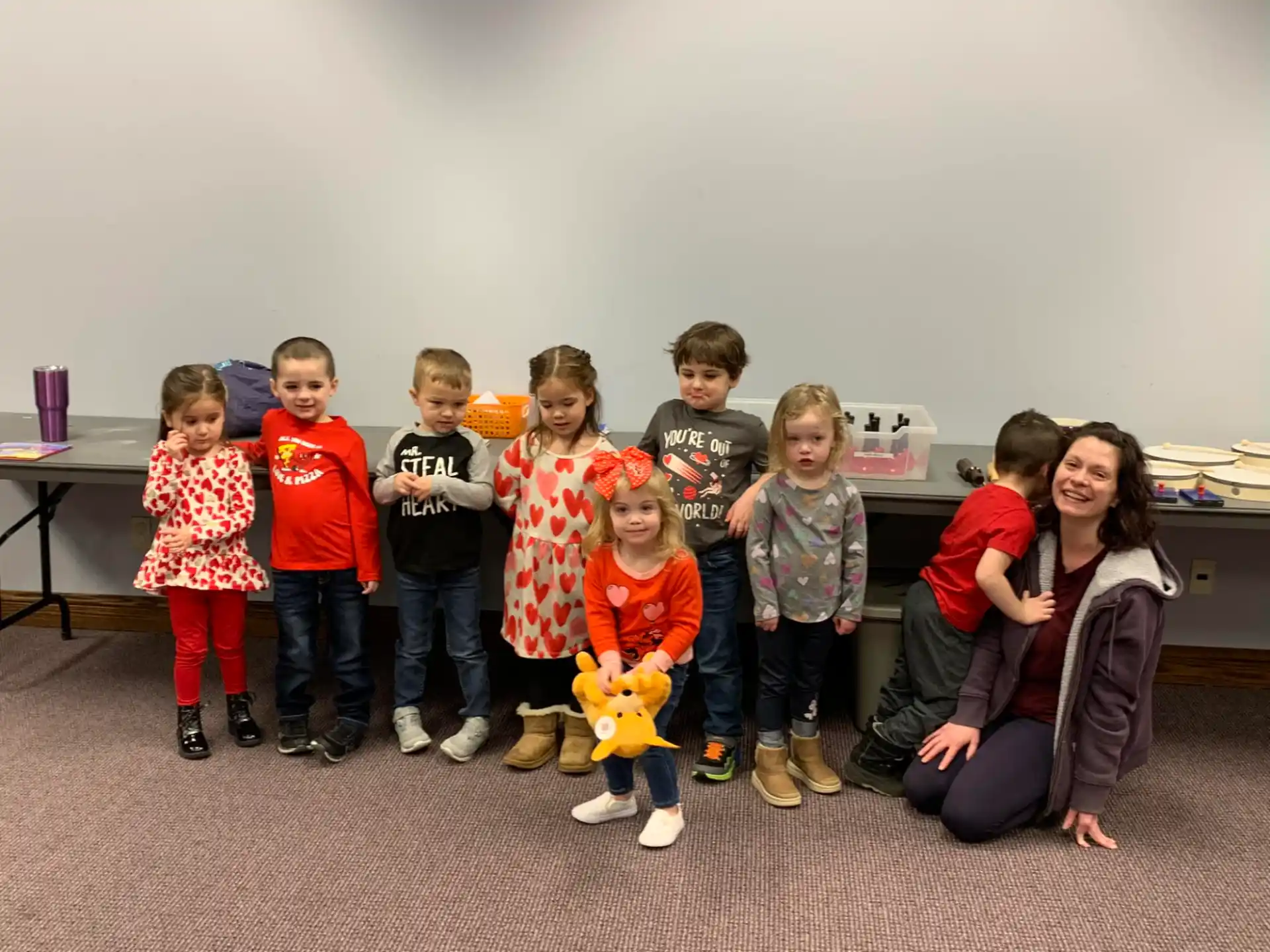 a group of children posing for a photo