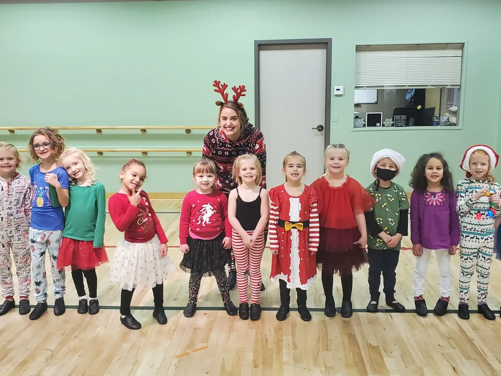 a group of children in clothing