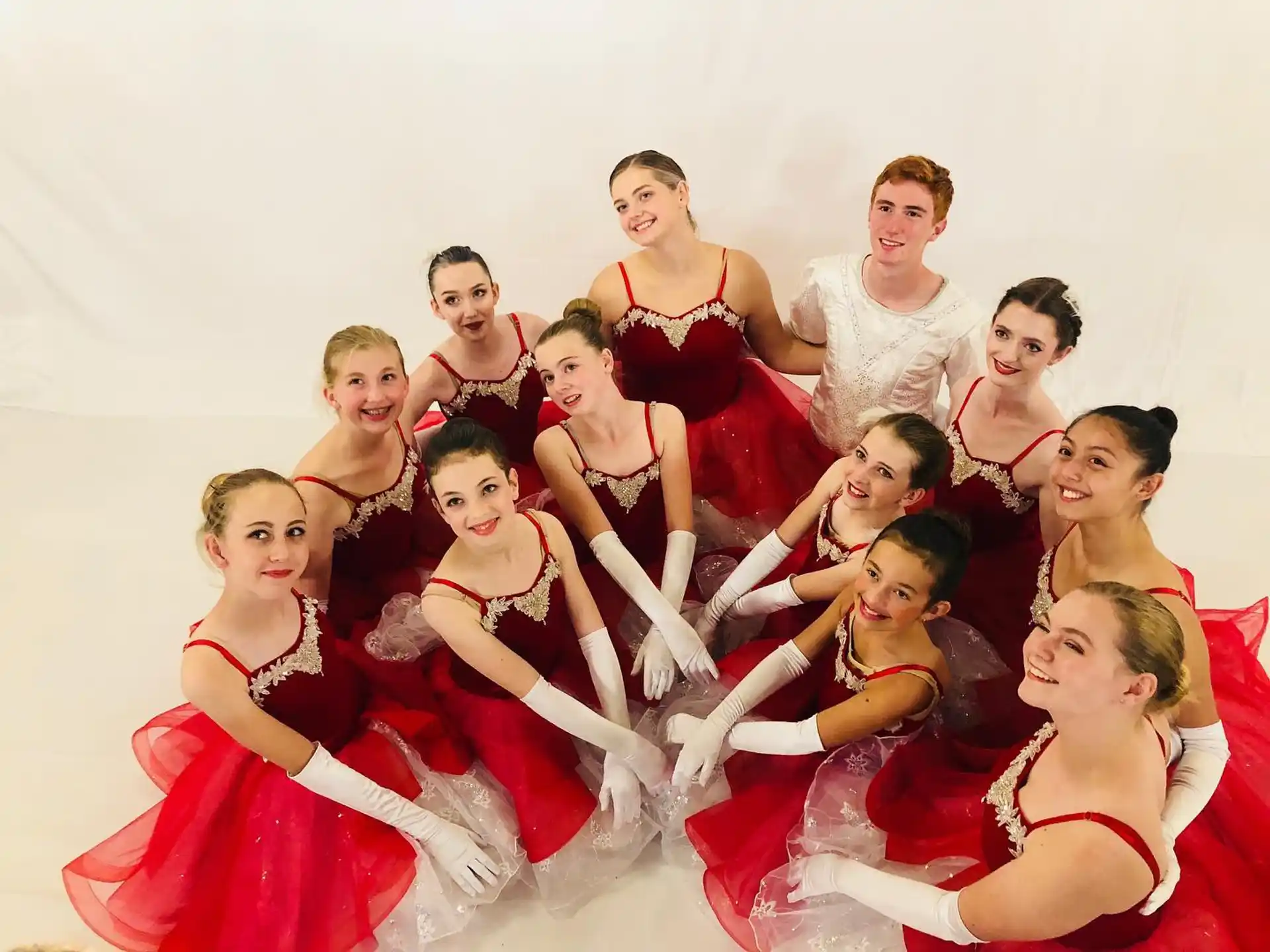a group of people posing for a photo