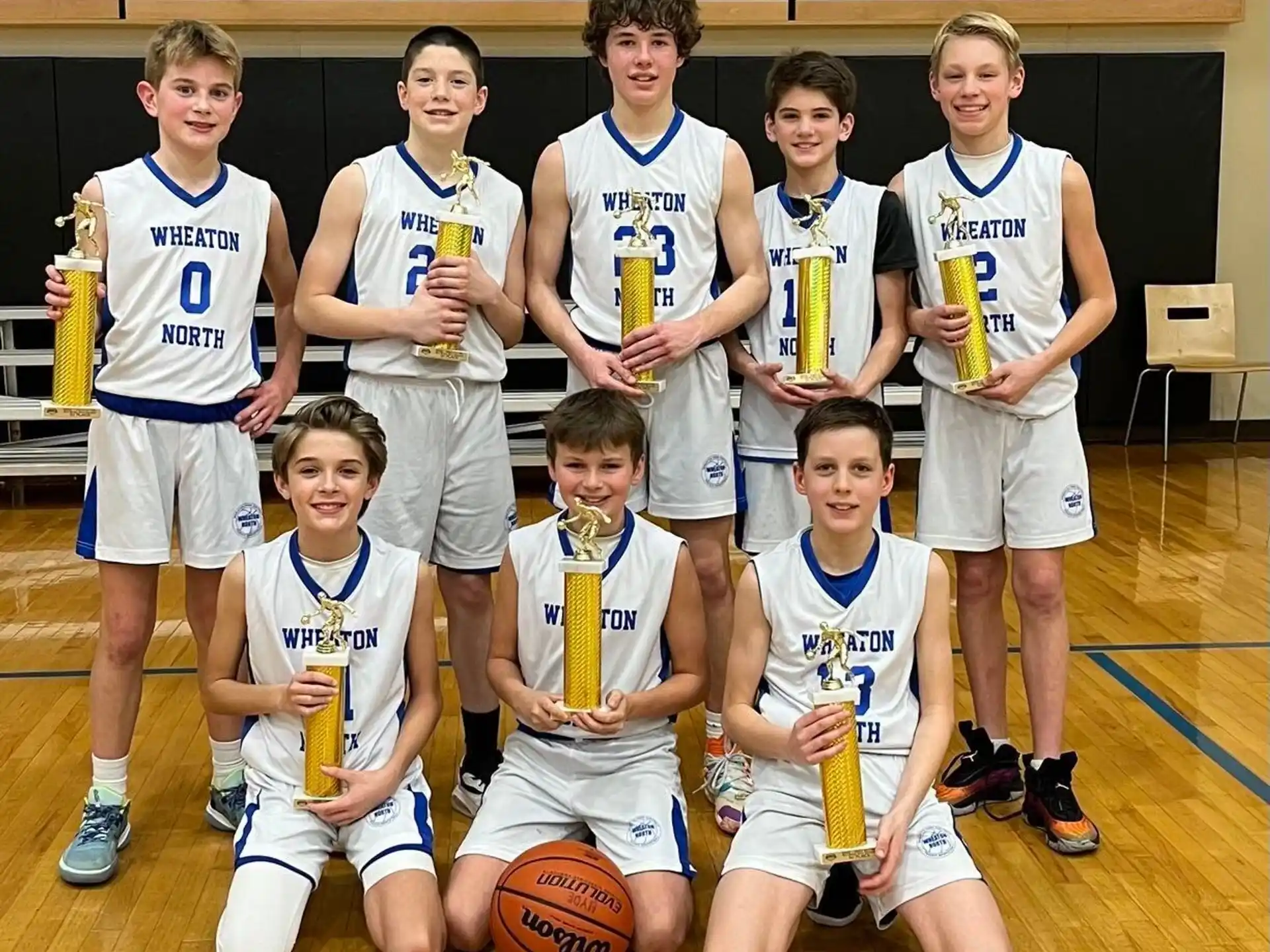 a group of boys posing for a photo