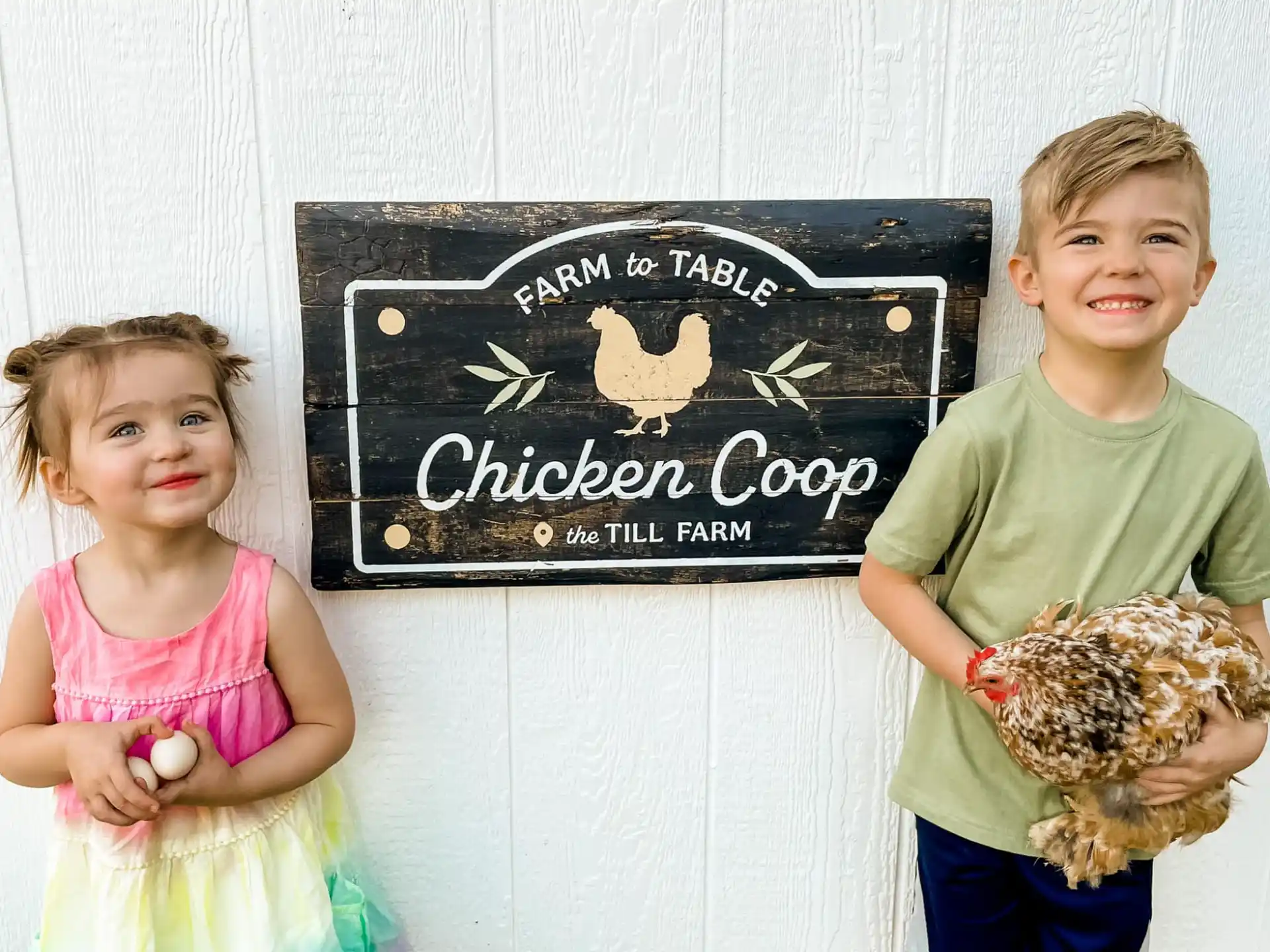 a boy and girl holding a chocolate chip cookie