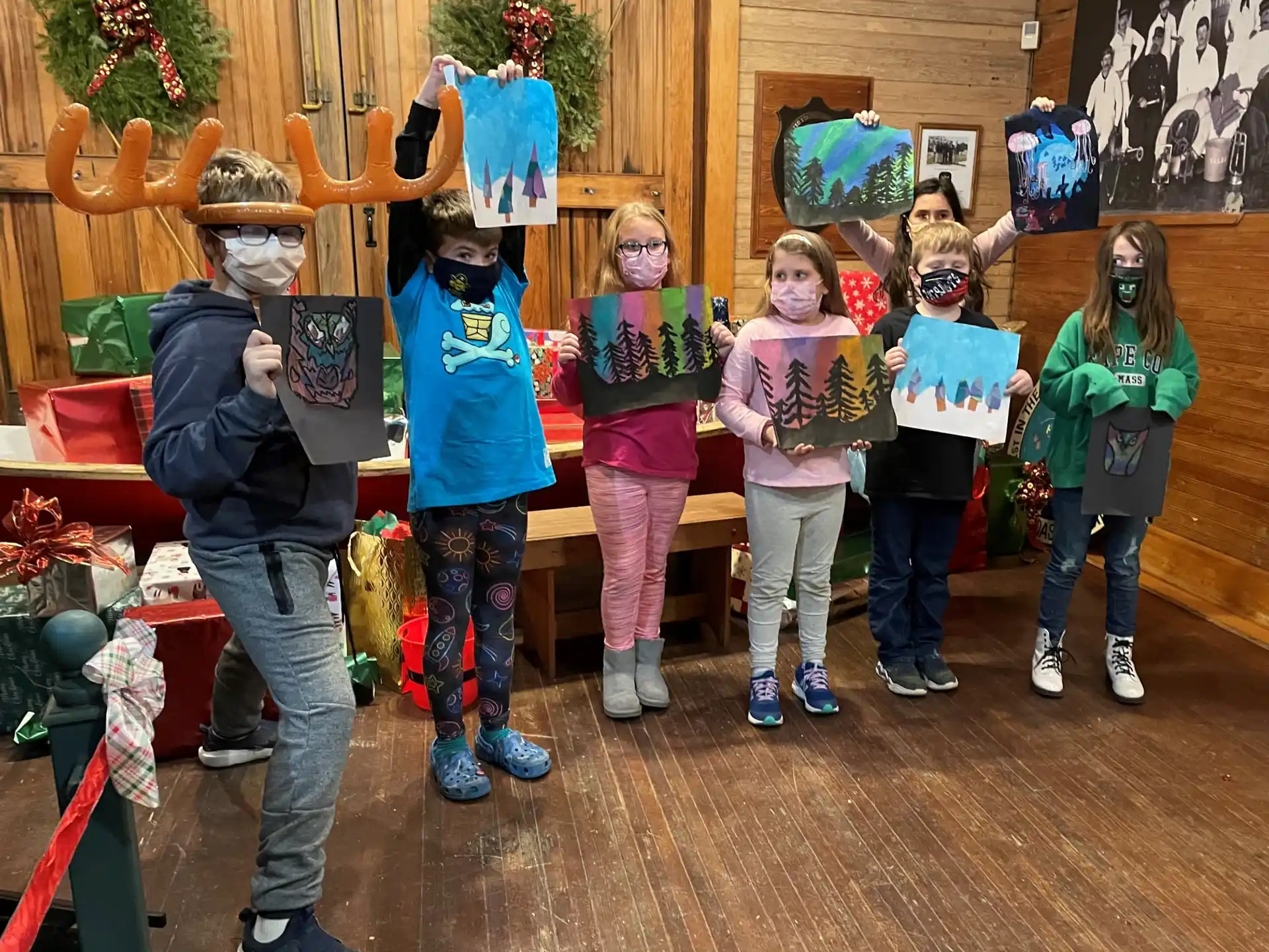 a group of people wearing clothing