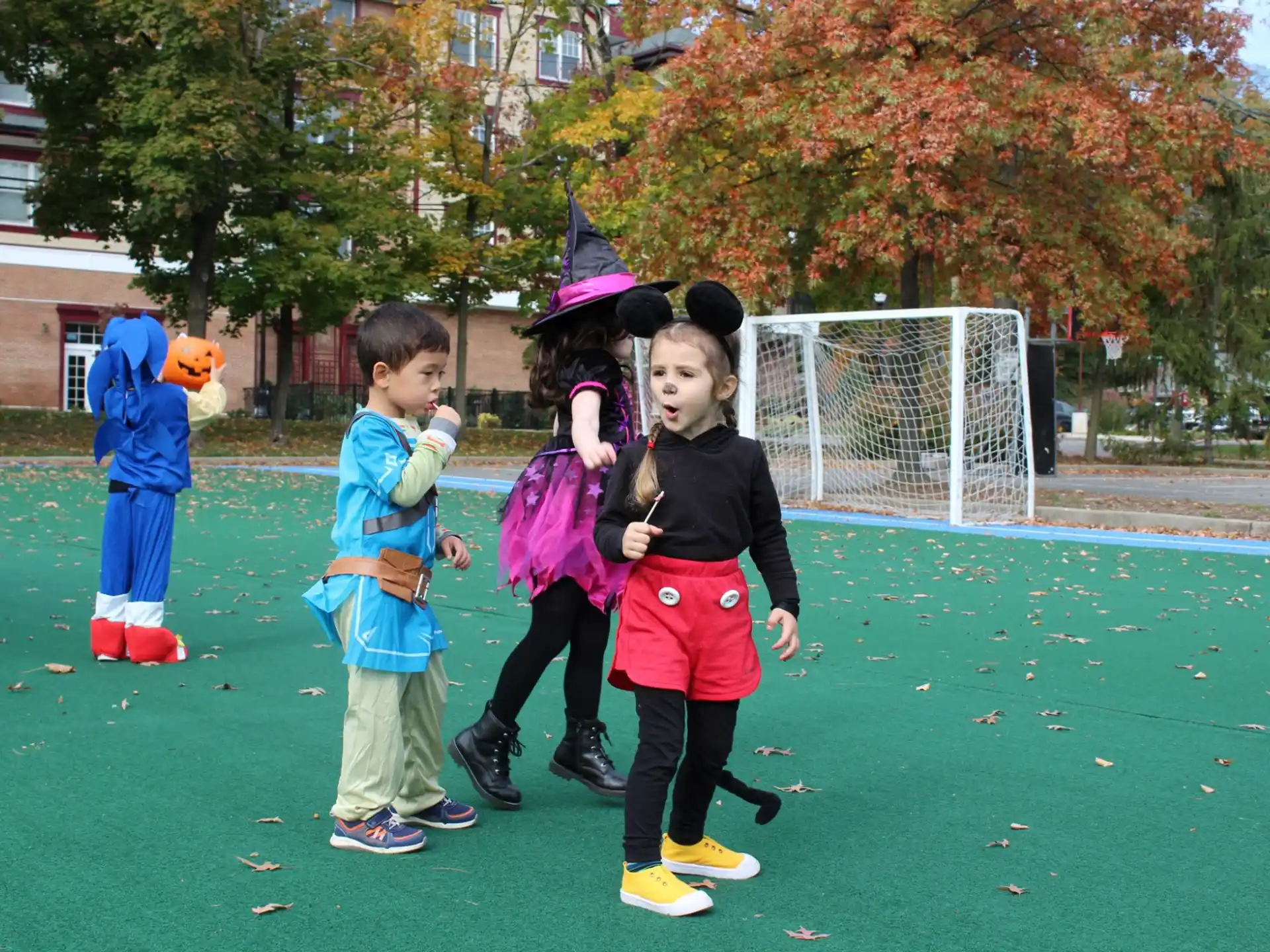 a group of children in clothing