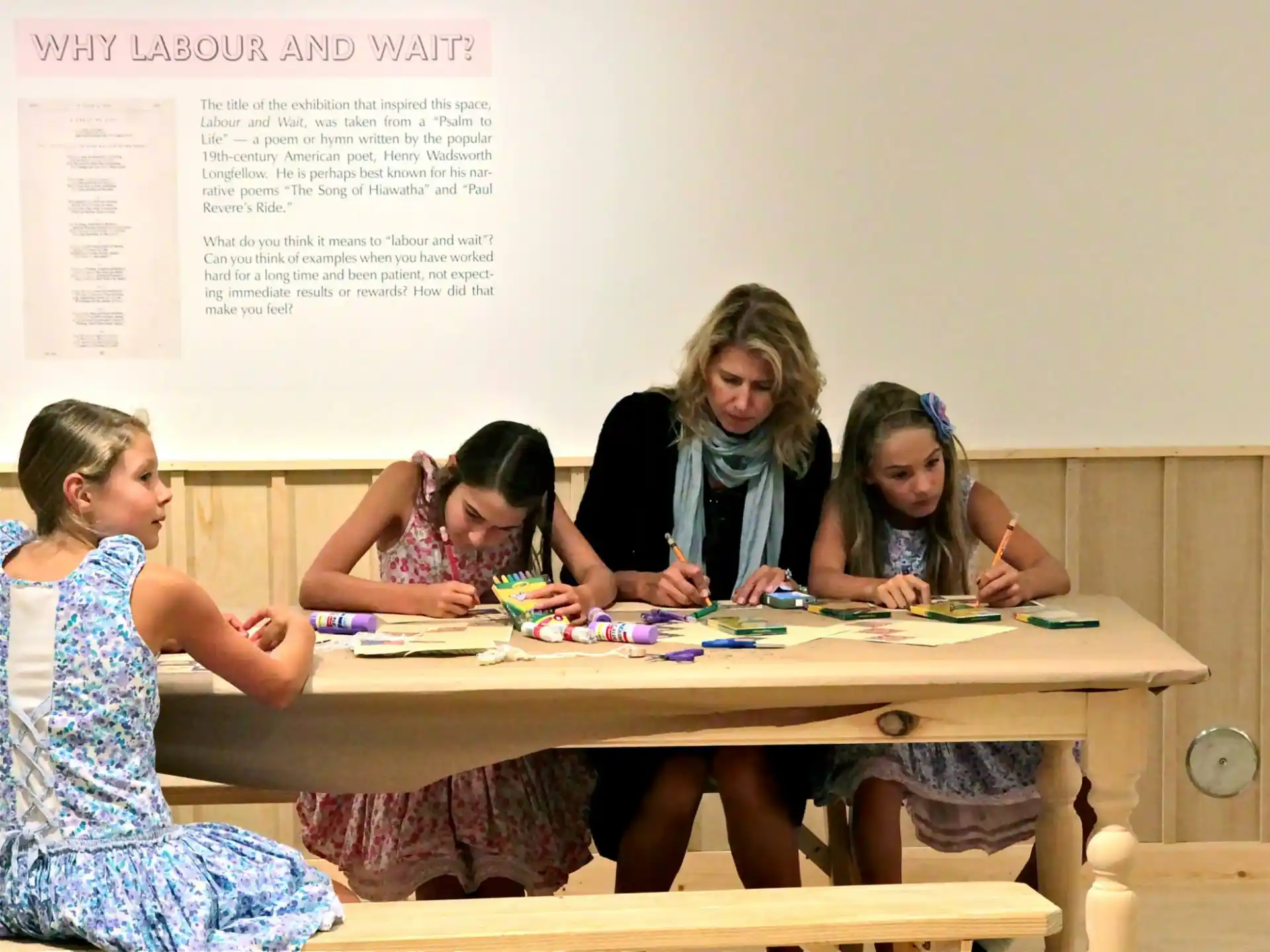 a group of women sitting at a table