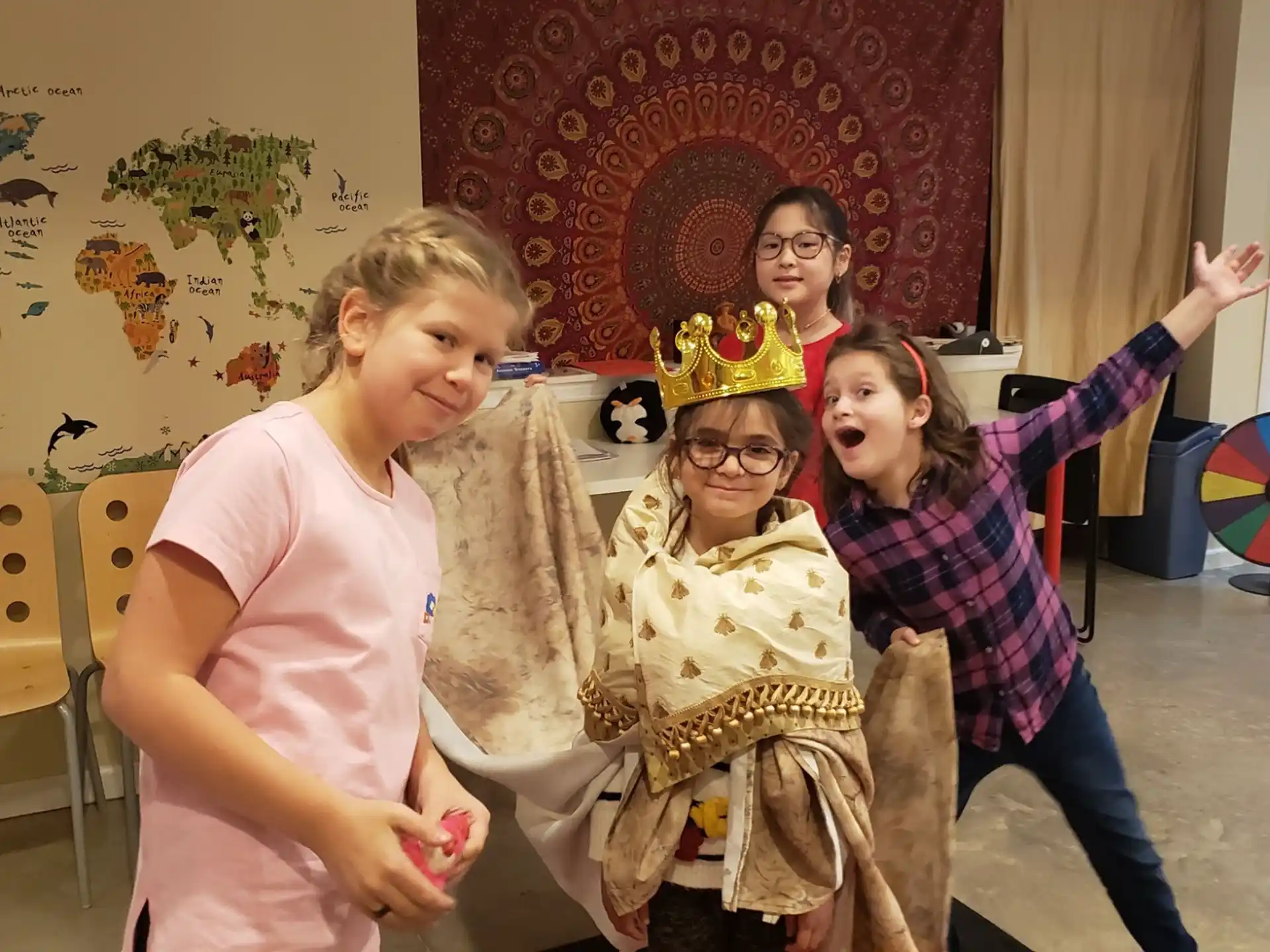 a group of people posing for the camera