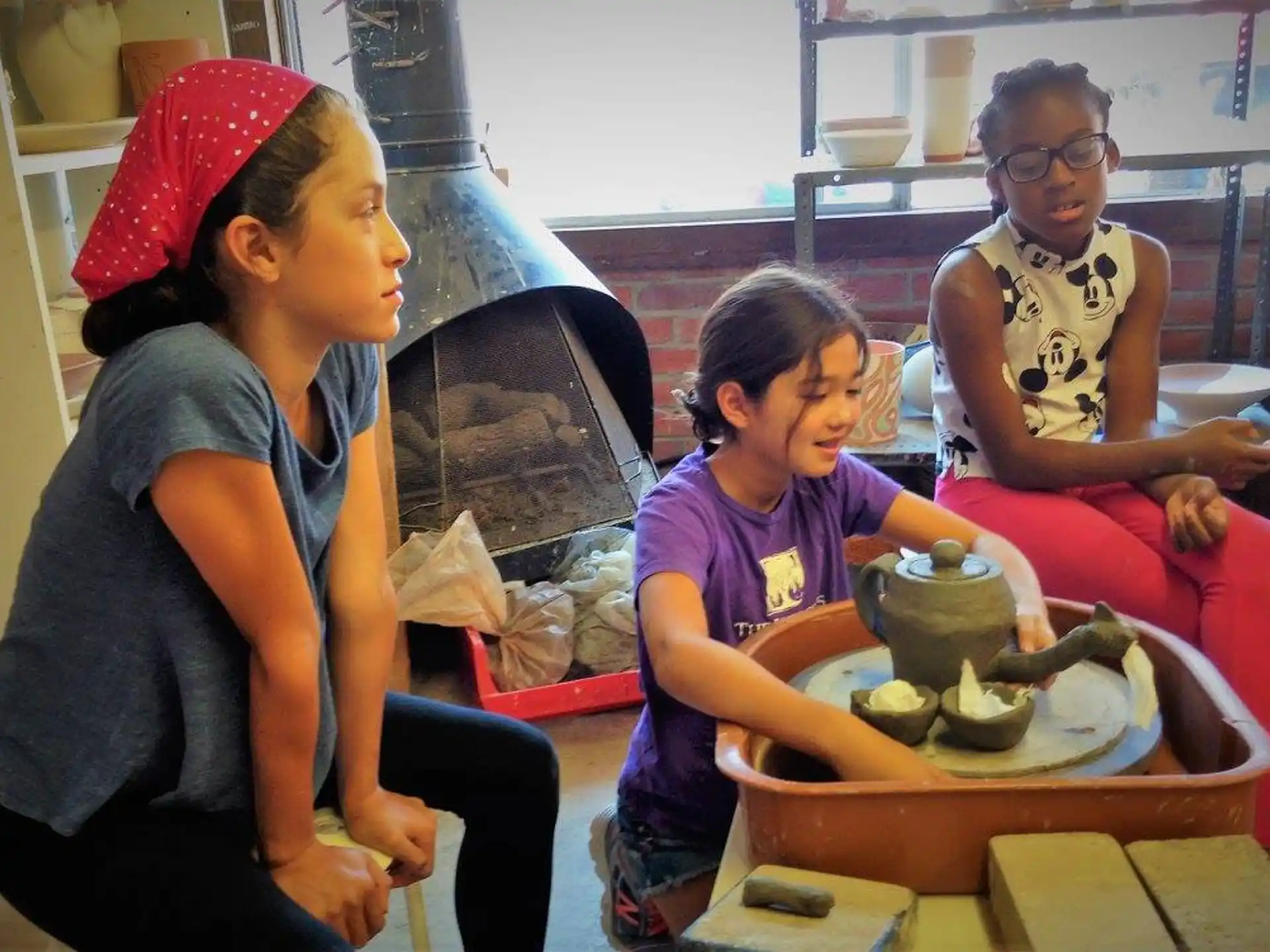 a person and a child cooking